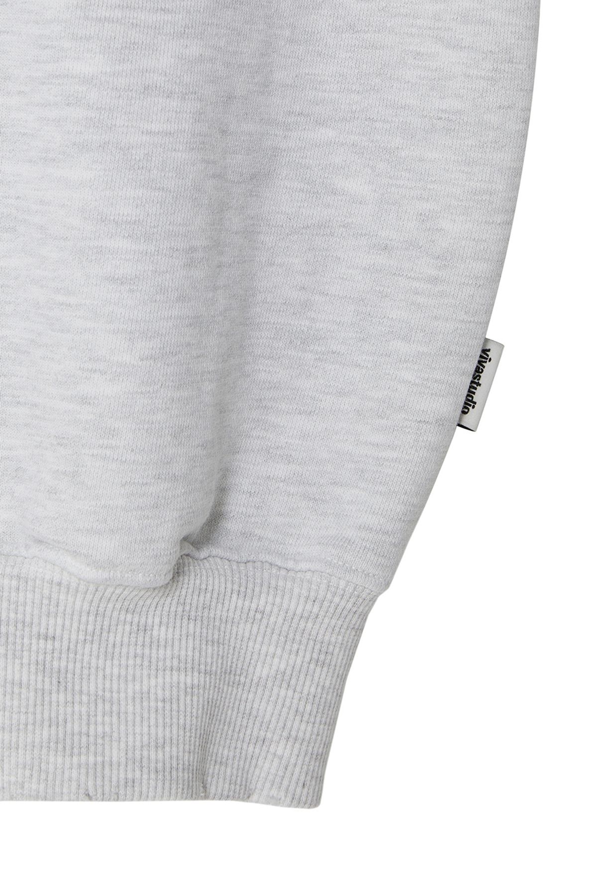 비바스튜디오(VIVASTUDIO) VESPER LOGO VINTAGE SWEATSHIRT [LIGHT GRAY]