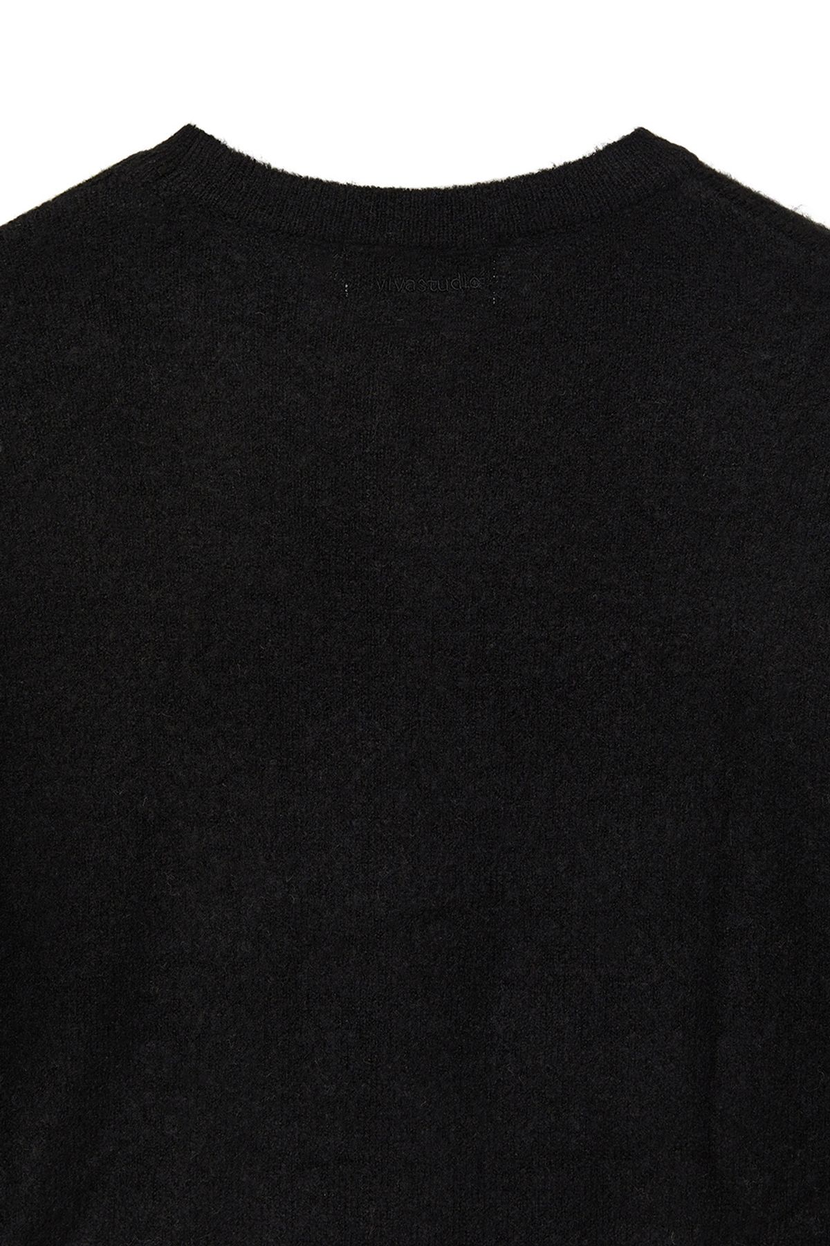 비바스튜디오(VIVASTUDIO) ROMANCE VIVA ROUND KNIT [BLACK]
