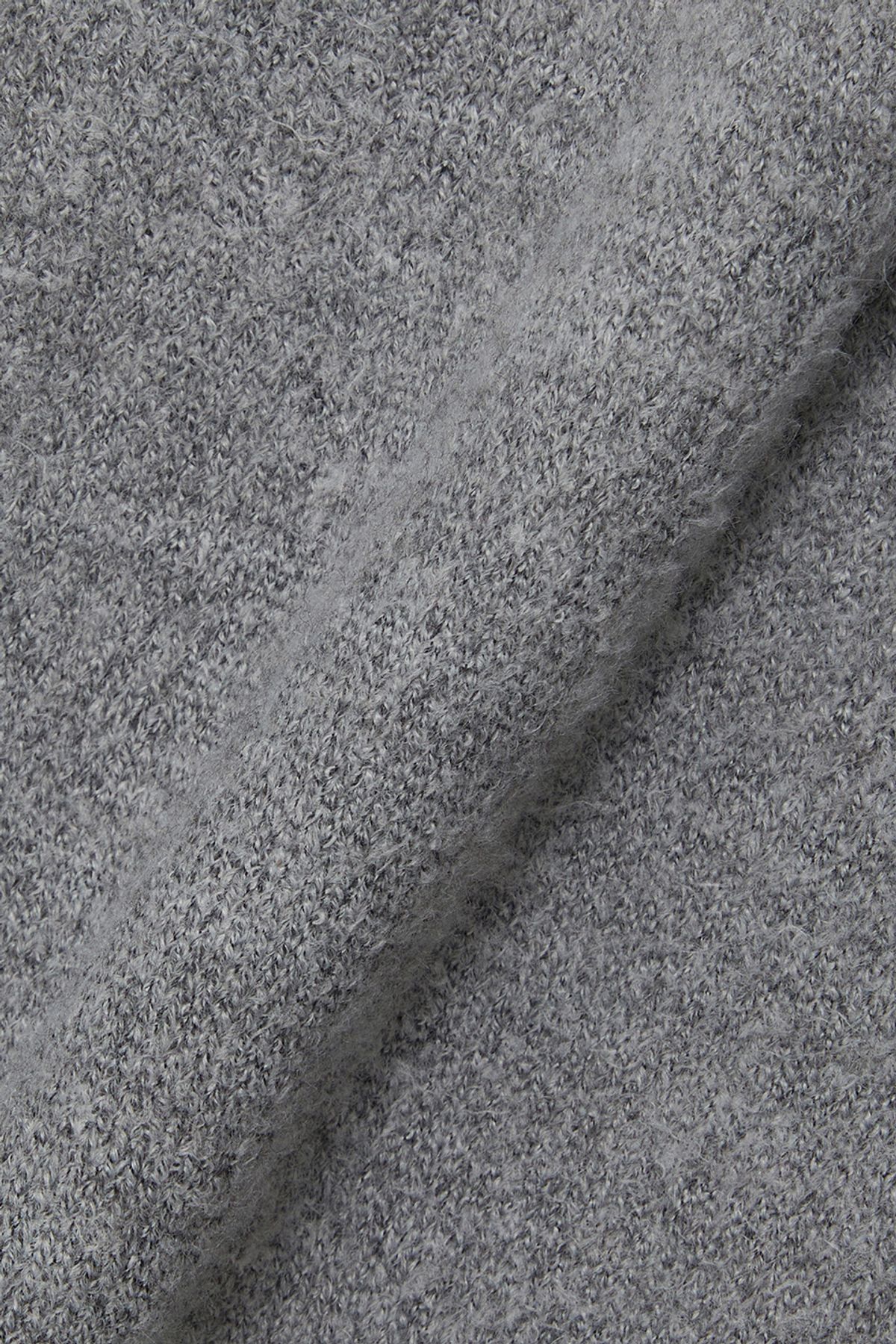 비바스튜디오(VIVASTUDIO) VESPER LOGO KNIT ZIP-UP [MELANGE GRAY]