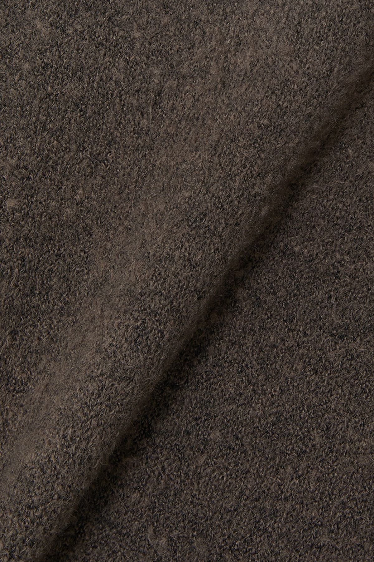 비바스튜디오(VIVASTUDIO) VESPER LOGO KNIT ZIP-UP [BROWN]