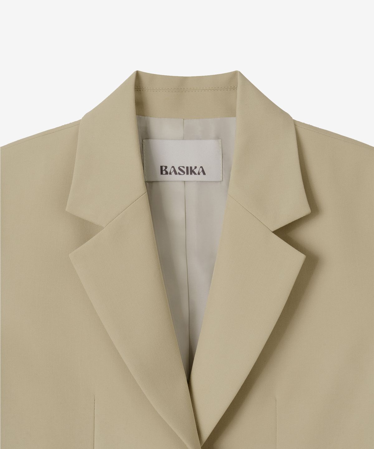바시카(BASIKA) 베이직 싱글 블레이저 자켓_2color