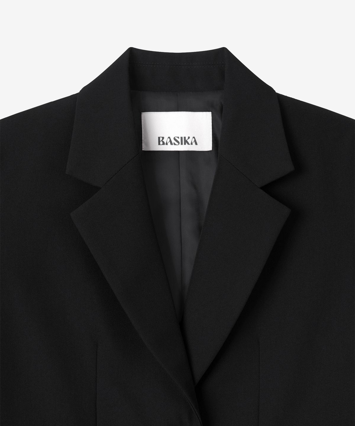 바시카(BASIKA) 베이직 싱글 블레이저 자켓_2color