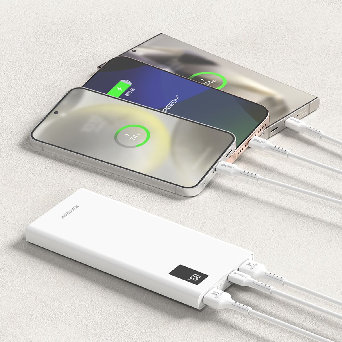 스피디(SPEEDY) 슬림핏 PD 20W 고속충전 보조배터리 10000mAh (+C타입 케이블)
