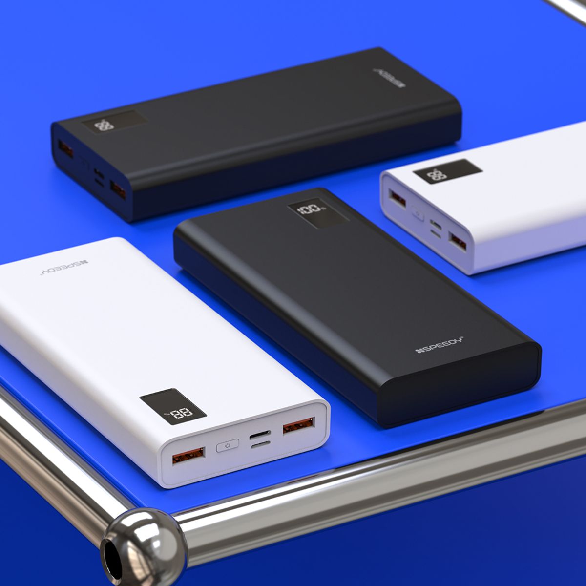 스피디(SPEEDY) 슬림핏 PD 20W 고속충전 보조배터리 20000mAh (+C타입 케이블)