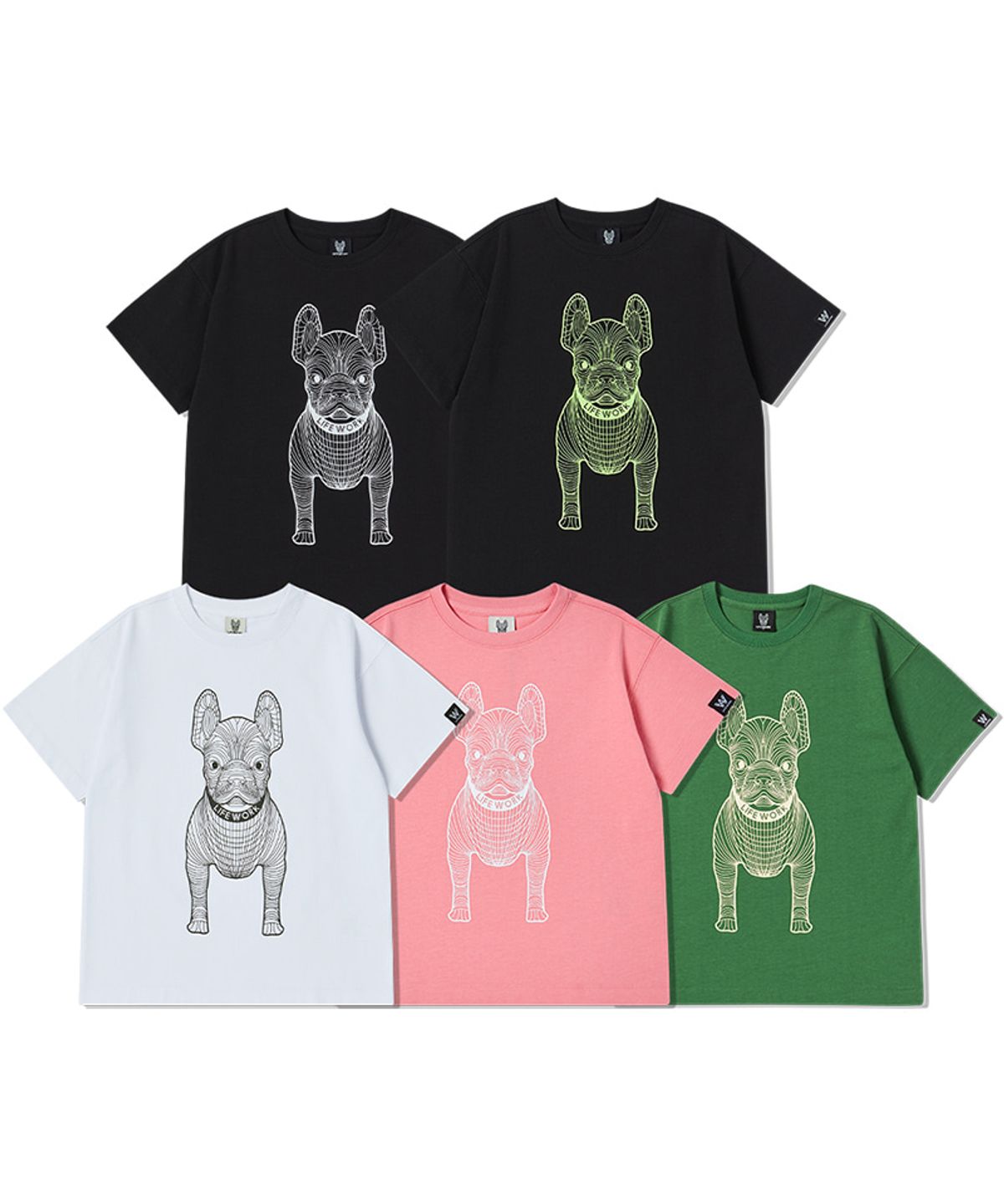 라이프워크 키즈(LIFEWORK KIDS) 키즈) 뉴 빅라독 반팔 티셔츠