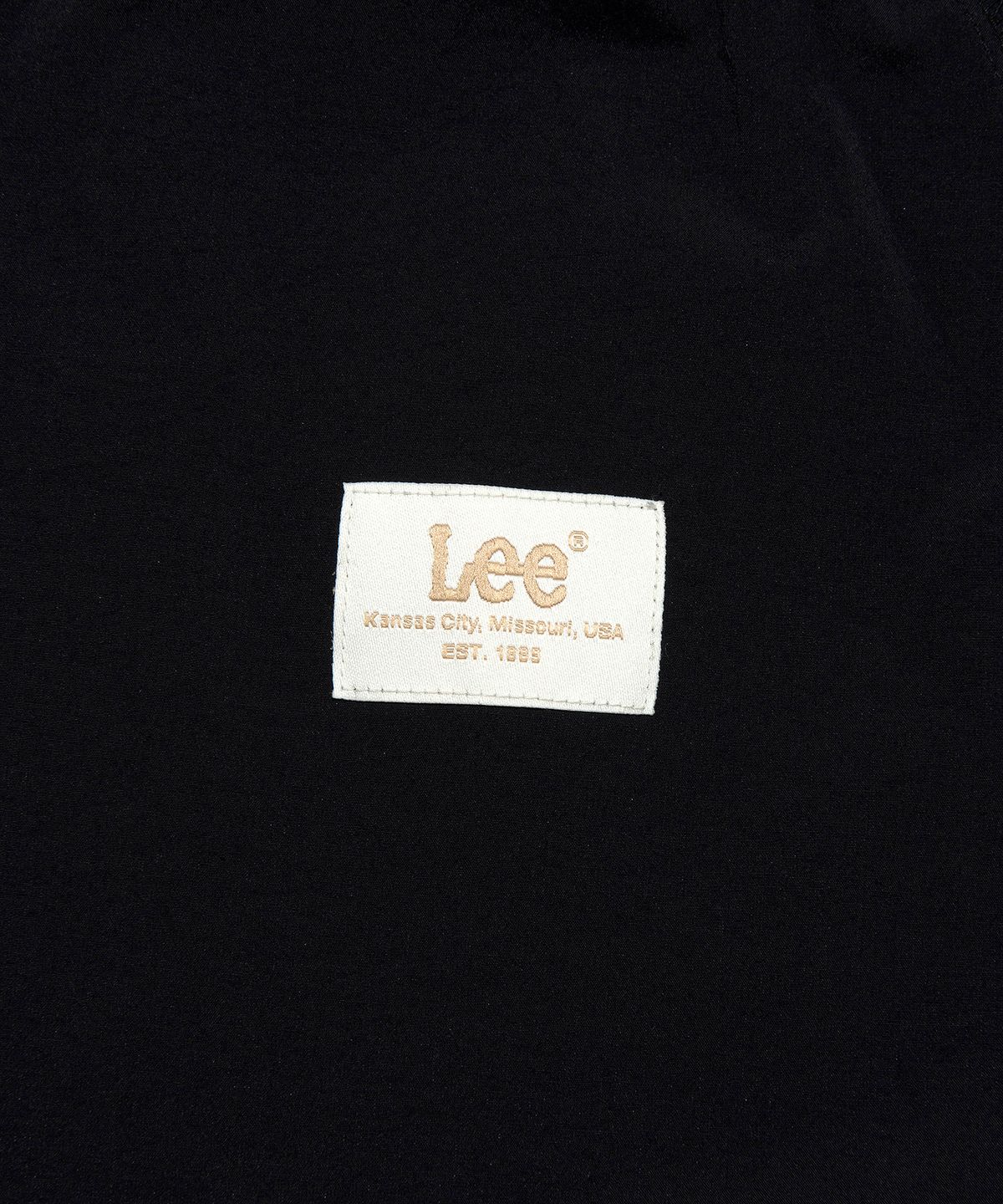 리(LEE) 우먼 나일론 벨트 롱 스커트 블랙