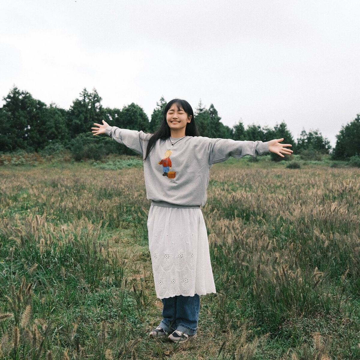 아일랜드 프로젝트(ISLAND PROJECT) Mandarine Bear Sweatshirt - Gray
