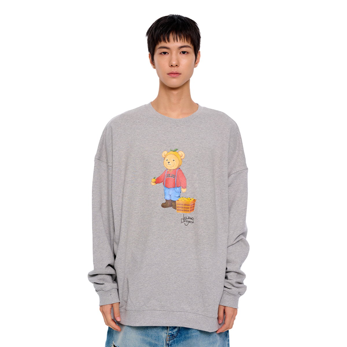 아일랜드 프로젝트(ISLAND PROJECT) Mandarine Bear Sweatshirt - Gray
