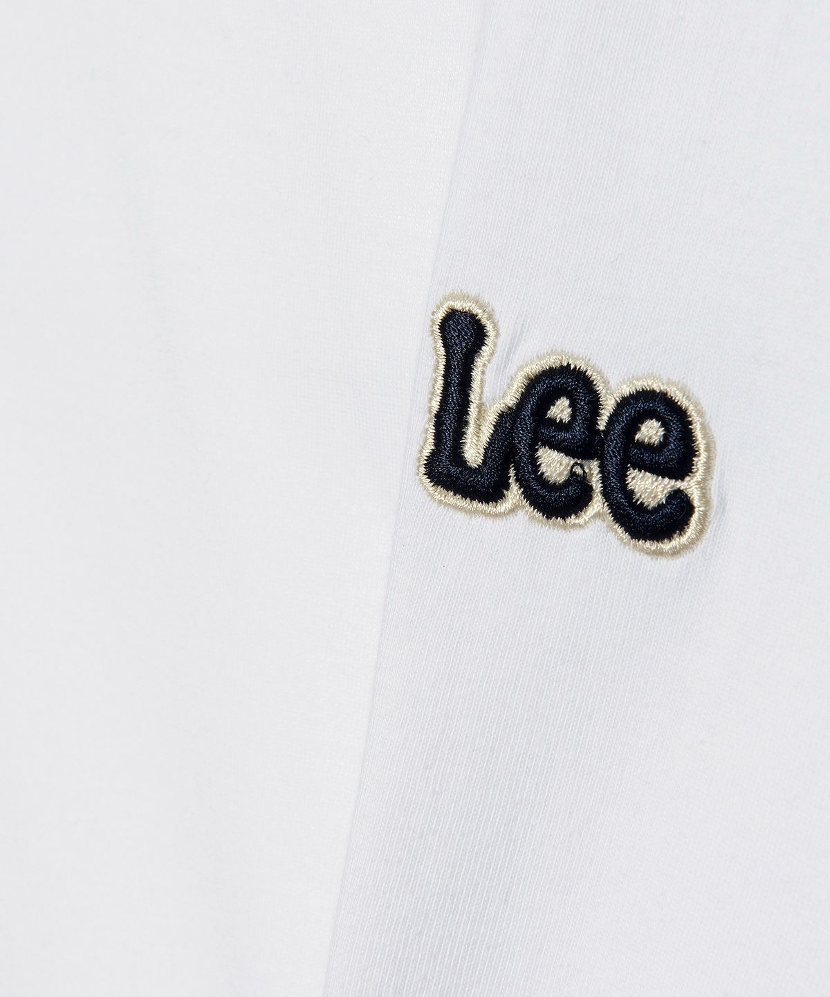 리(LEE) 스몰 트위치 로고 티셔츠 화이트