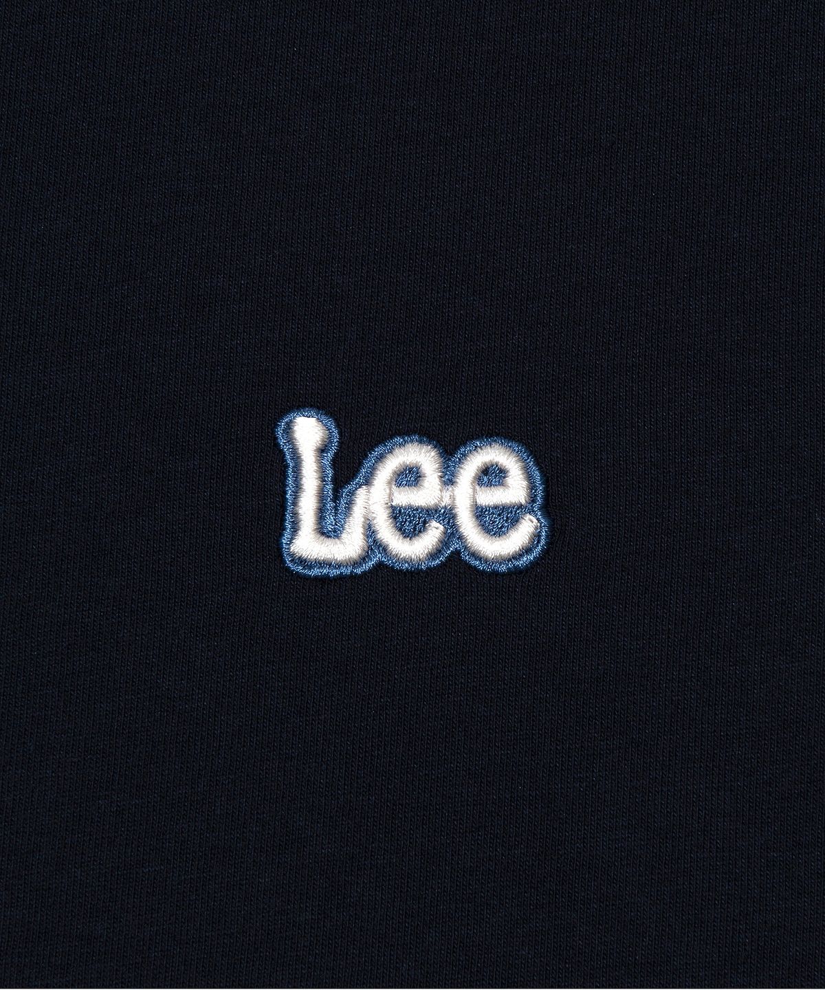 리(LEE) 스몰 트위치 로고 티셔츠 네이비