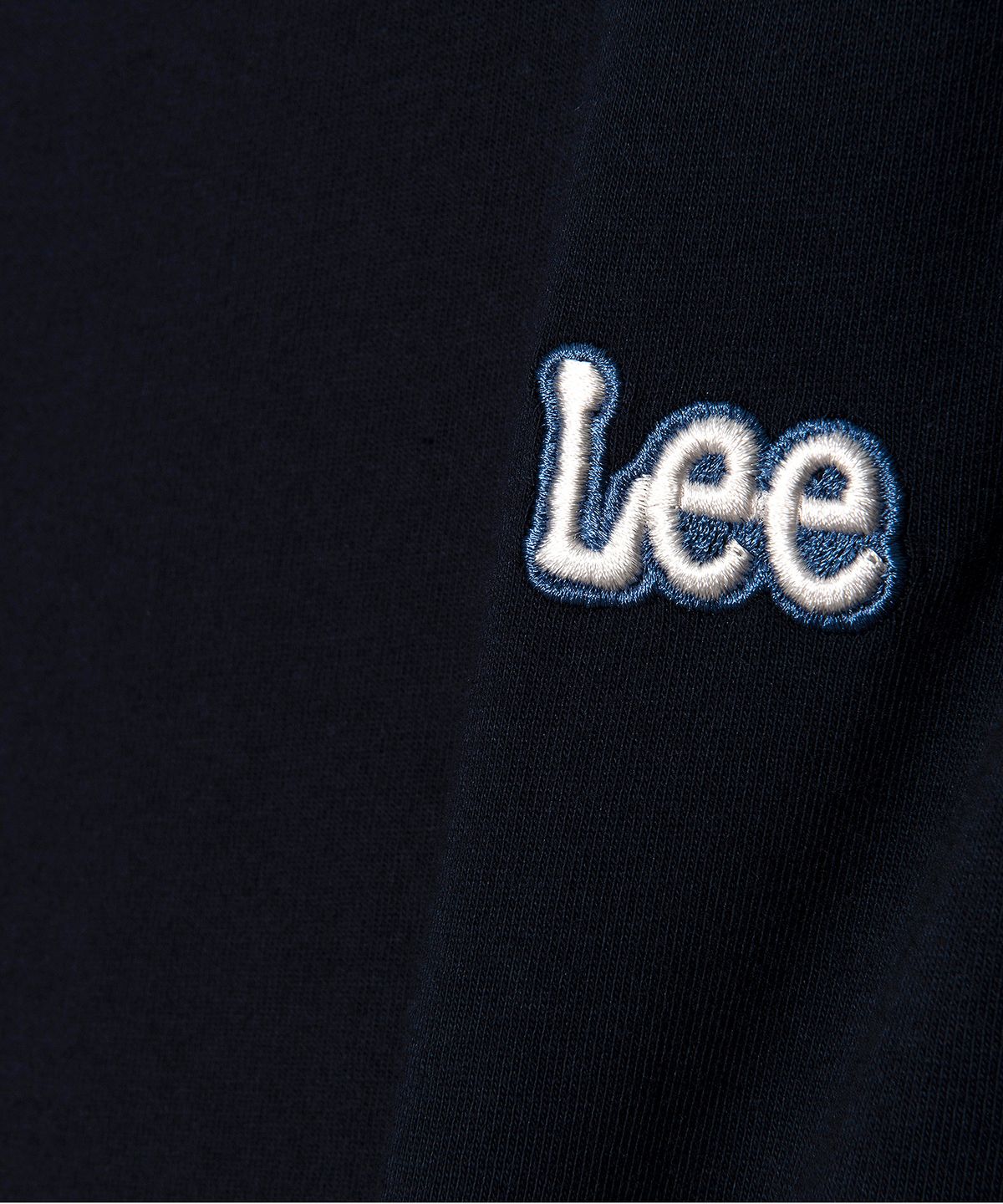 리(LEE) 스몰 트위치 로고 티셔츠 네이비