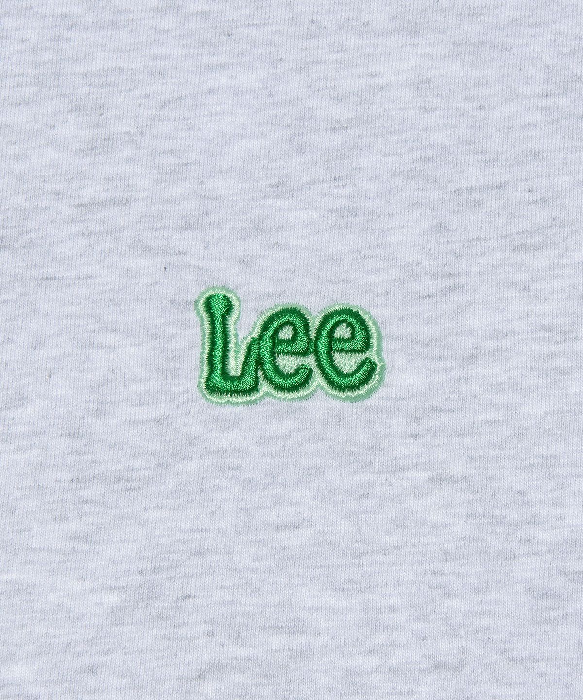 리(LEE) 스몰 트위치 로고 티셔츠 라이트 그레이