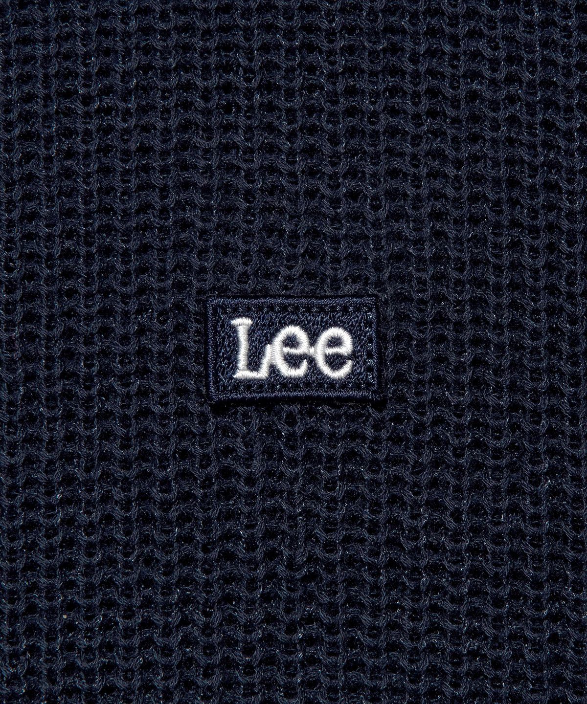 리(LEE) 집업 브이넥 가디건 네이비