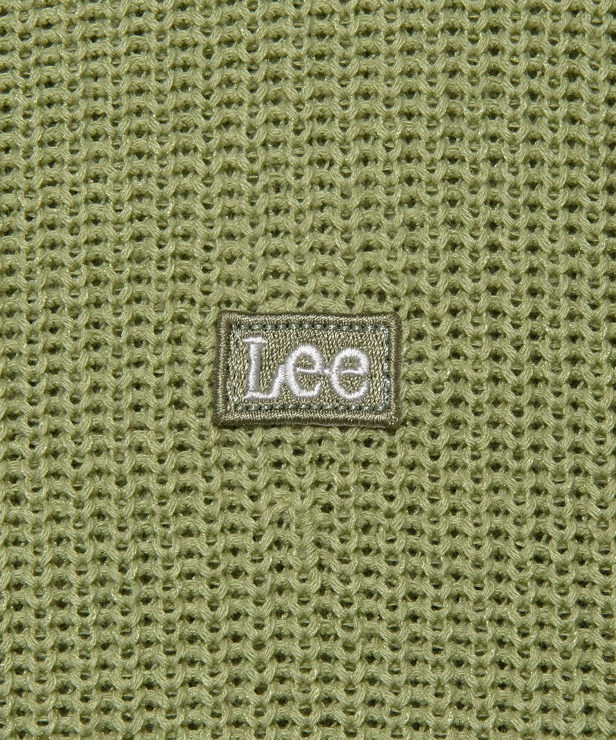 리(LEE) 집업 브이넥 가디건 라이트 그린