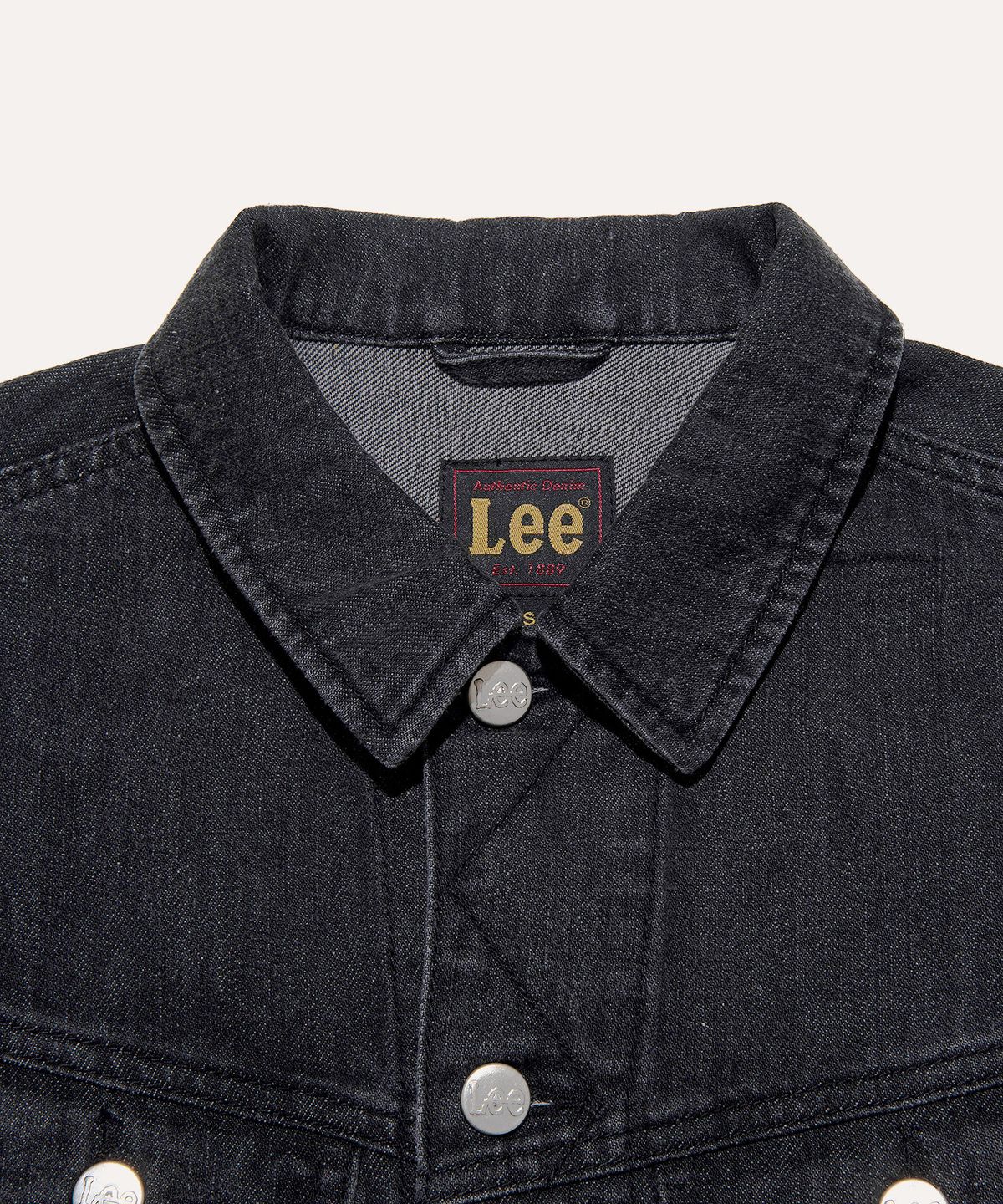 리(LEE) [101-J] 우먼 라이더스 데님 자켓 블랙 워시드