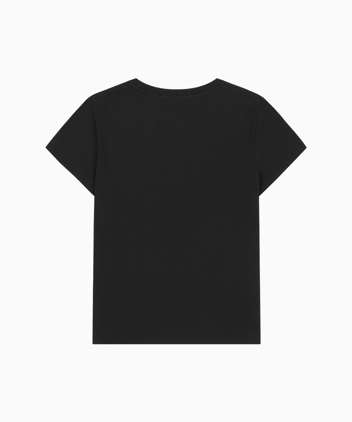 오헤시오(OHESHIO) LOGO SLIM T-SHIRT, BLACK