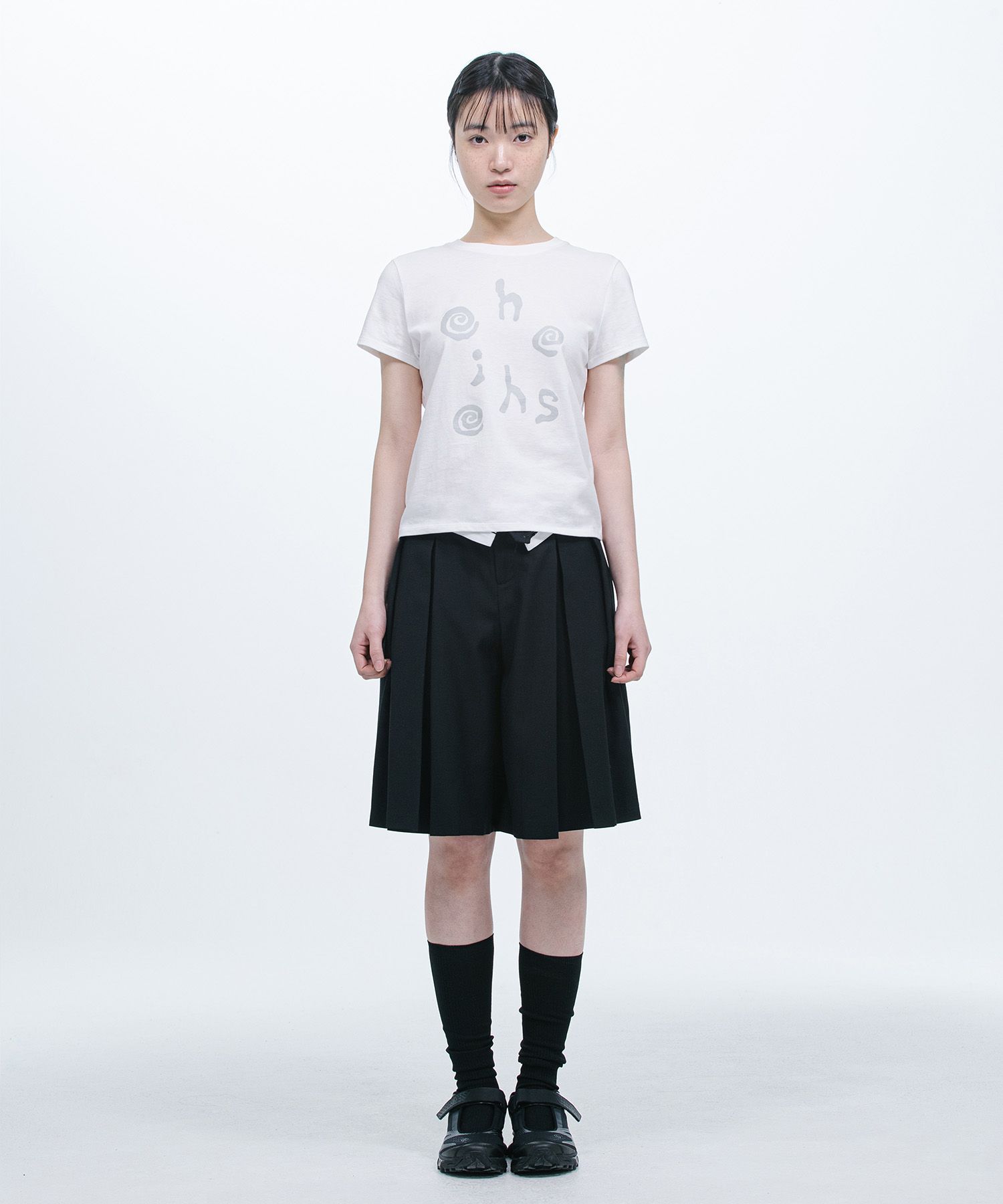 【OHESHIO】25ss LOGO SLIM T-SHIRT MUSINSA | OHESHIO LOGO SLIM T-SHIRT, WHITE