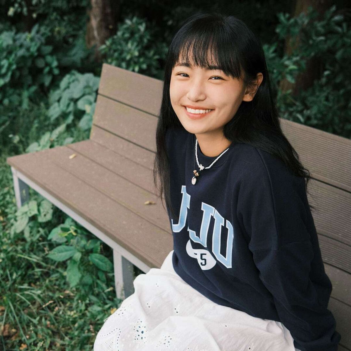 아일랜드 프로젝트(ISLAND PROJECT) Classic JEJU 1955 Sweatshirt - Navy