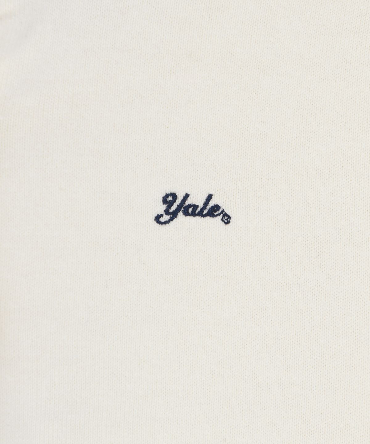 예일(YALE) 코튼 리브드 버튼 가디건_아이보리