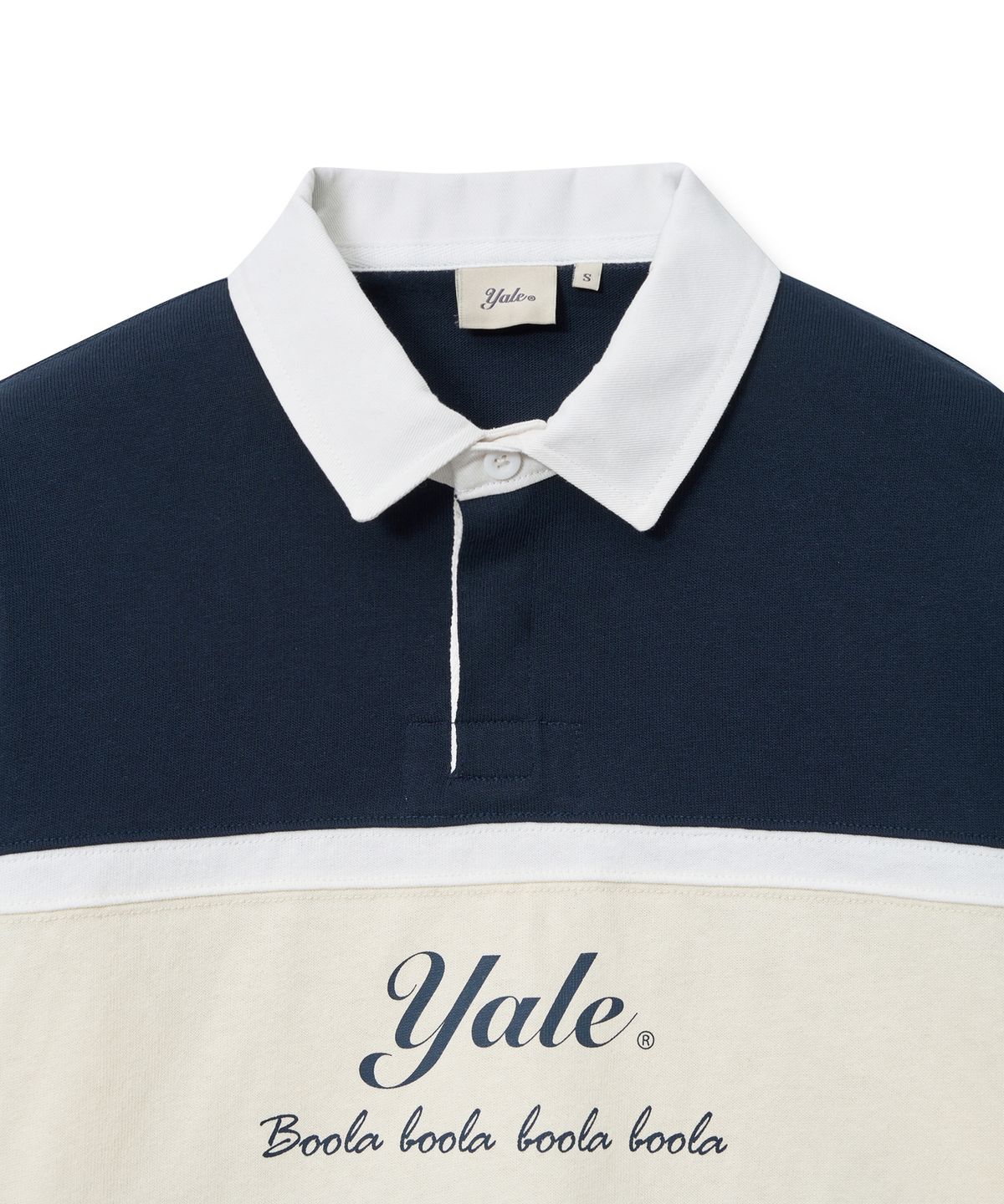 예일(YALE) 우먼즈 멀티 럭비 롱슬리브_네이비