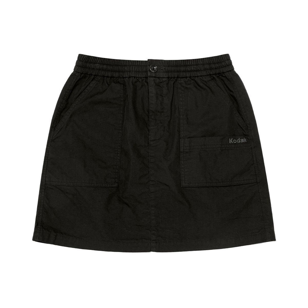 코닥(KODAK) 메일러 가먼트워싱 스커트 우먼 BLACK