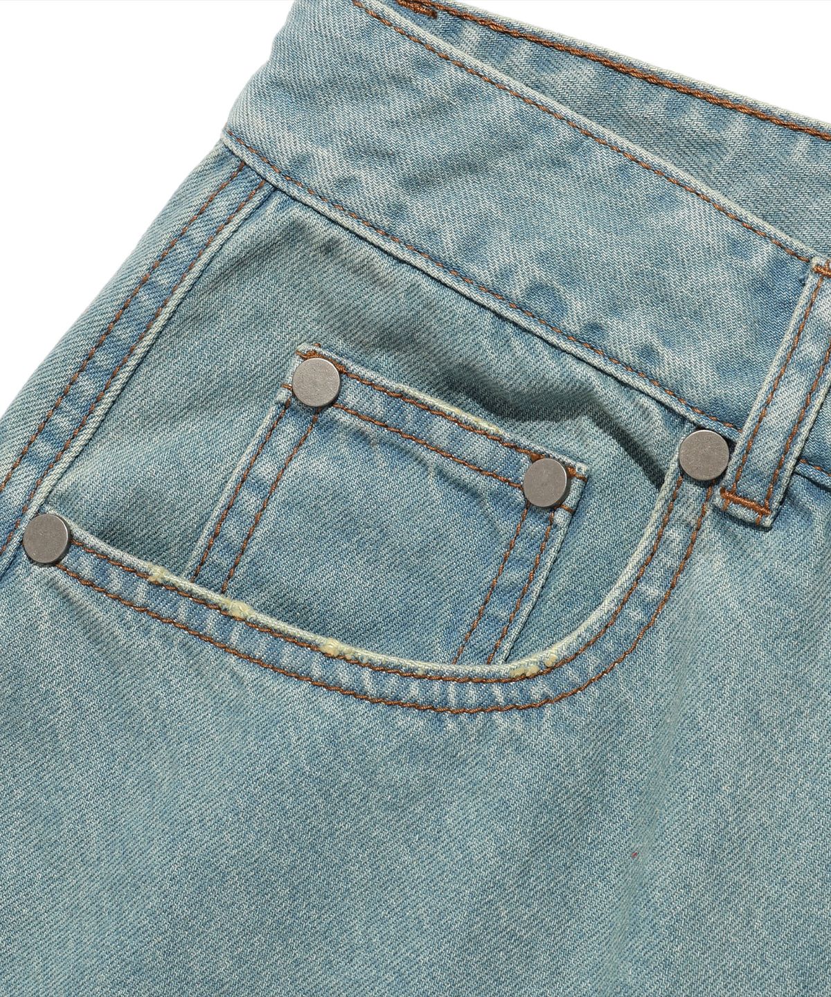 나이스고스트클럽(NICEGHOSTCLUB) LAYERED WASHED JEANS_LIGHT BLUE(NG2FSUD100A)