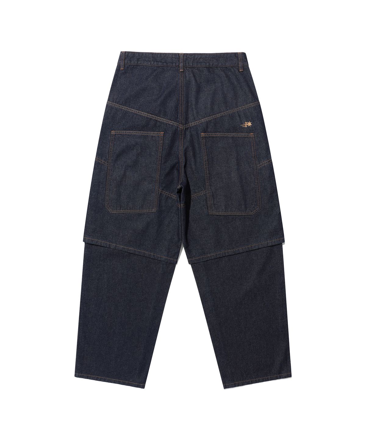 나이스고스트클럽(NICEGHOSTCLUB) LAYERED WASHED JEANS_INDIGO(NG2FSUD100A)