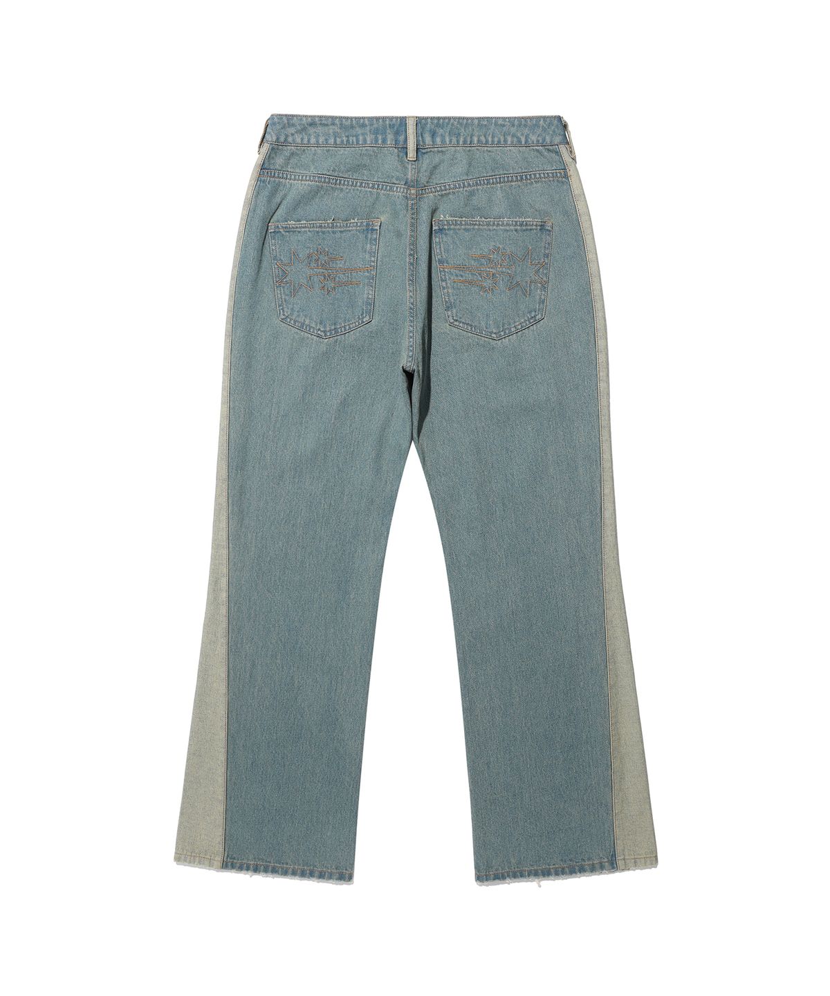 나이스고스트클럽(NICEGHOSTCLUB) SIDE PANEL BOOTSCUT JEANS_LIGHT BLUE(NG2FSUD102A)