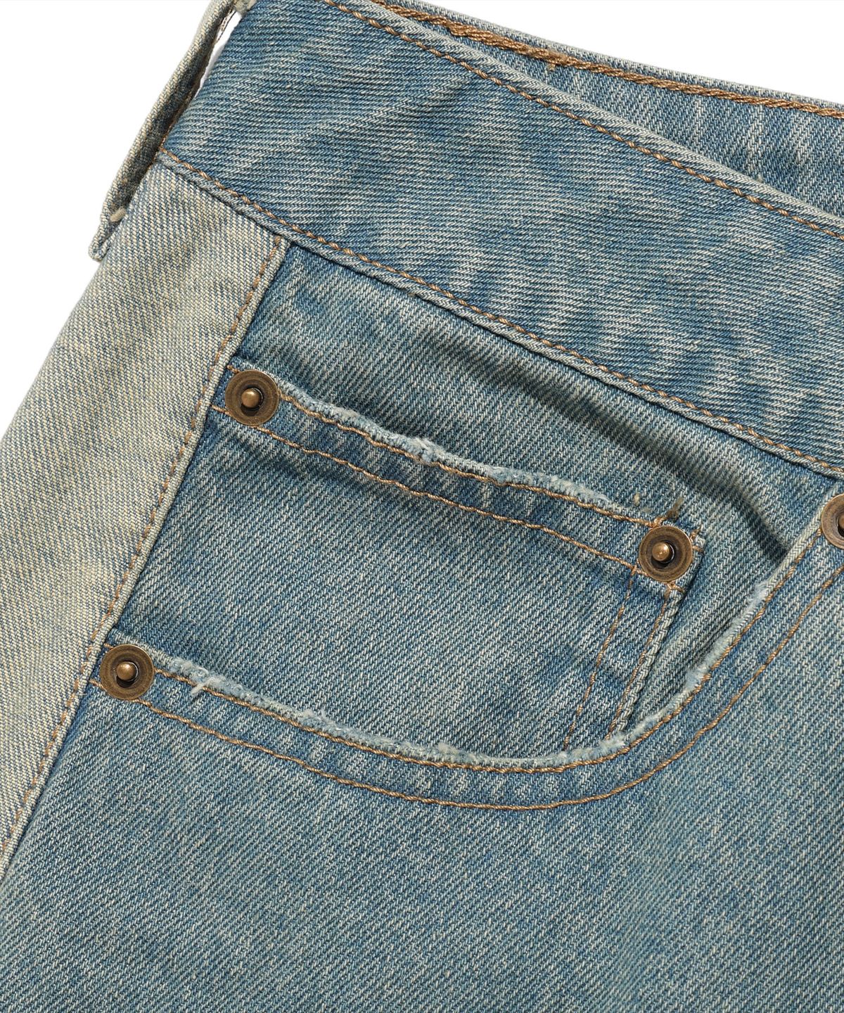 나이스고스트클럽(NICEGHOSTCLUB) SIDE PANEL BOOTSCUT JEANS_LIGHT BLUE(NG2FSUD102A)