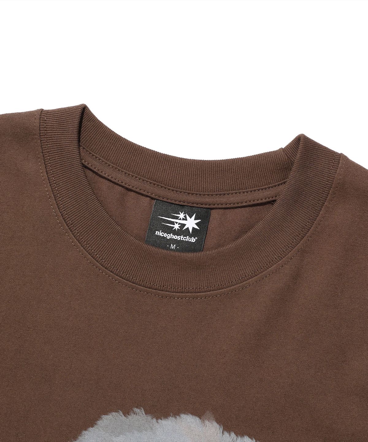 나이스고스트클럽(NICEGHOSTCLUB) 3EYES DOG BIG BIG L/S TEE_BROWN(NG2FSUT551A)