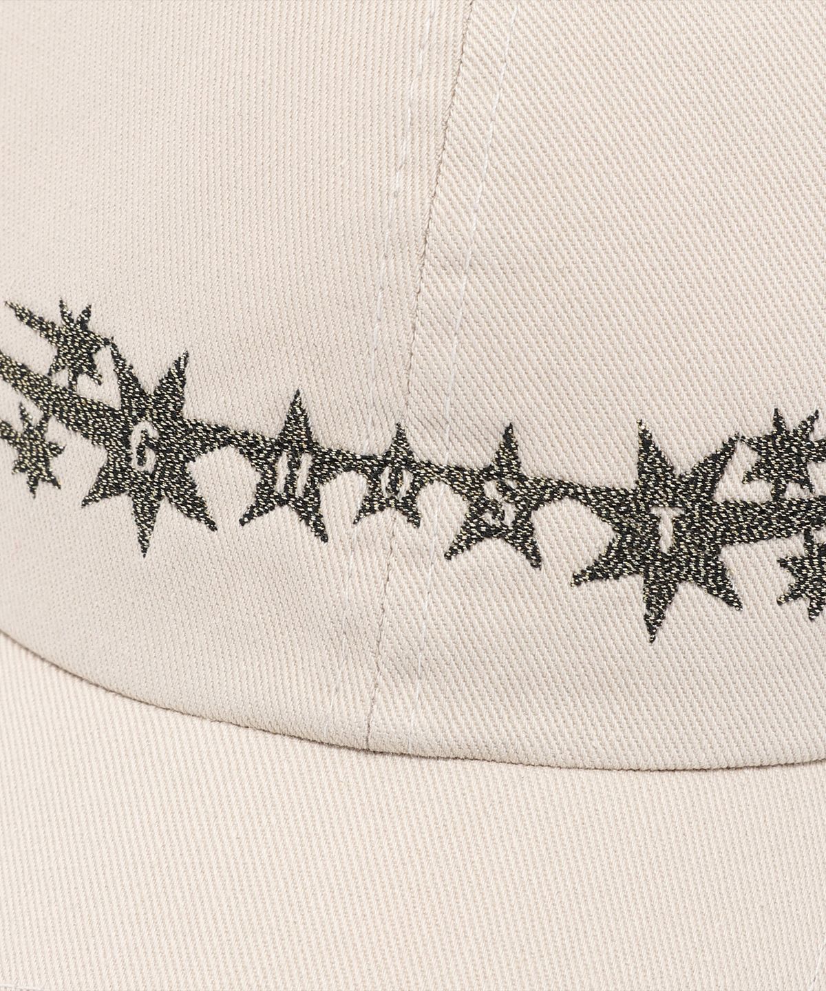 나이스고스트클럽(NICEGHOSTCLUB) 9STARS LOGO CAP_BEIGE(NG2FSUAB24A)