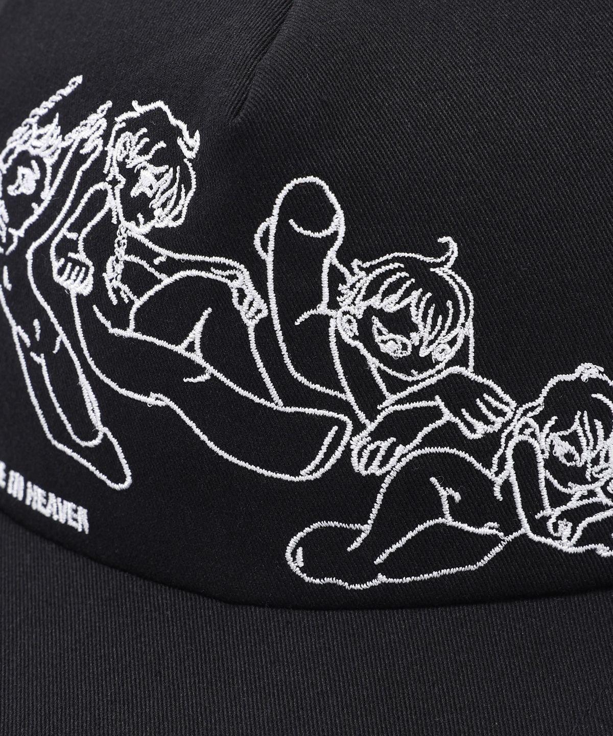 나이스고스트클럽(NICEGHOSTCLUB) ANGELS CAP_BLACK(NG2FSUAB23A)