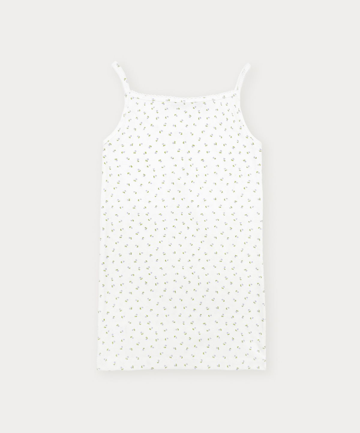 썸웨어버터(SOMEWHEREBUTTER) Lace Button Sleeveless - Flower