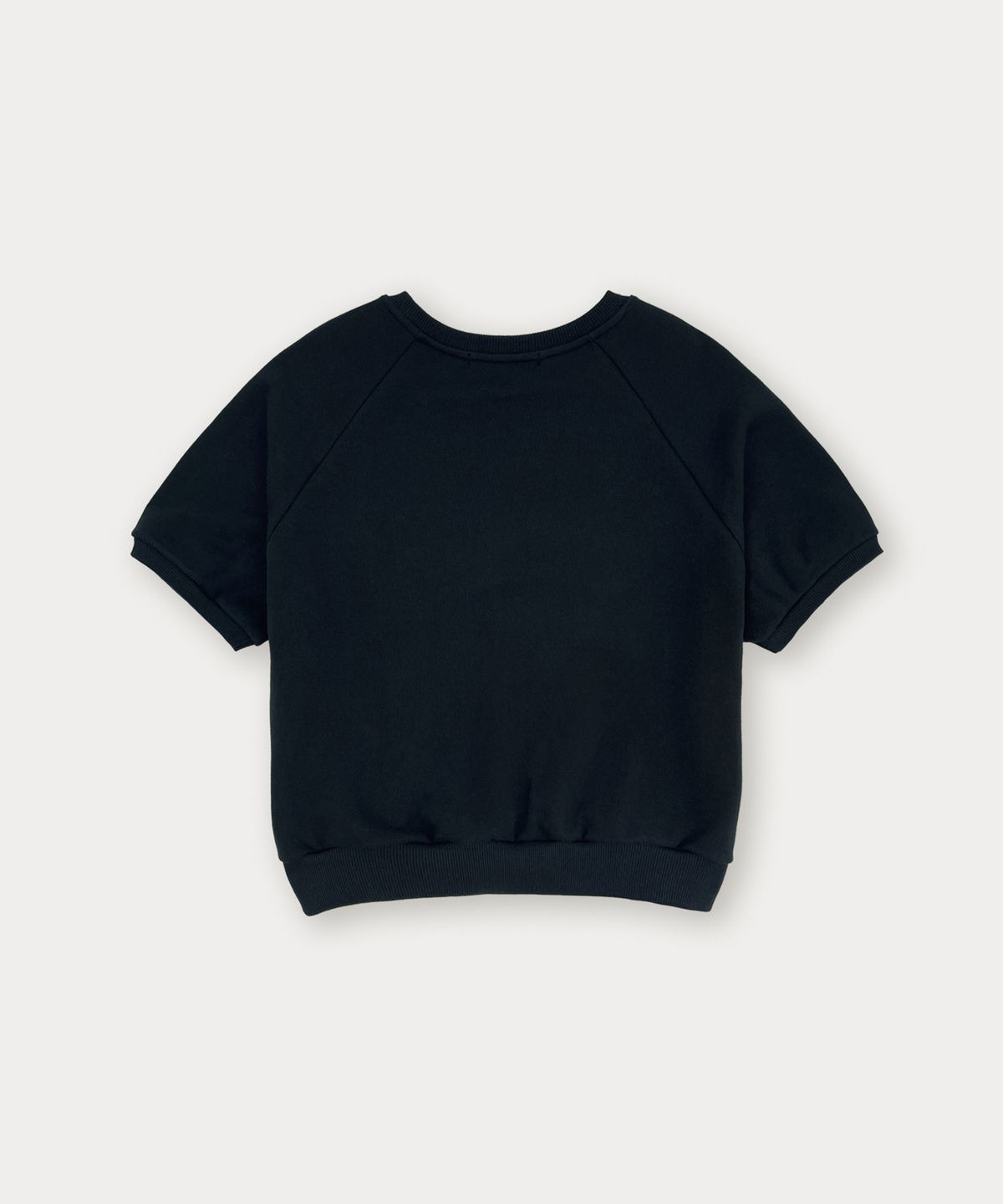 썸웨어버터(SOMEWHEREBUTTER) Crack Logo Half Sweatshirt - Navy