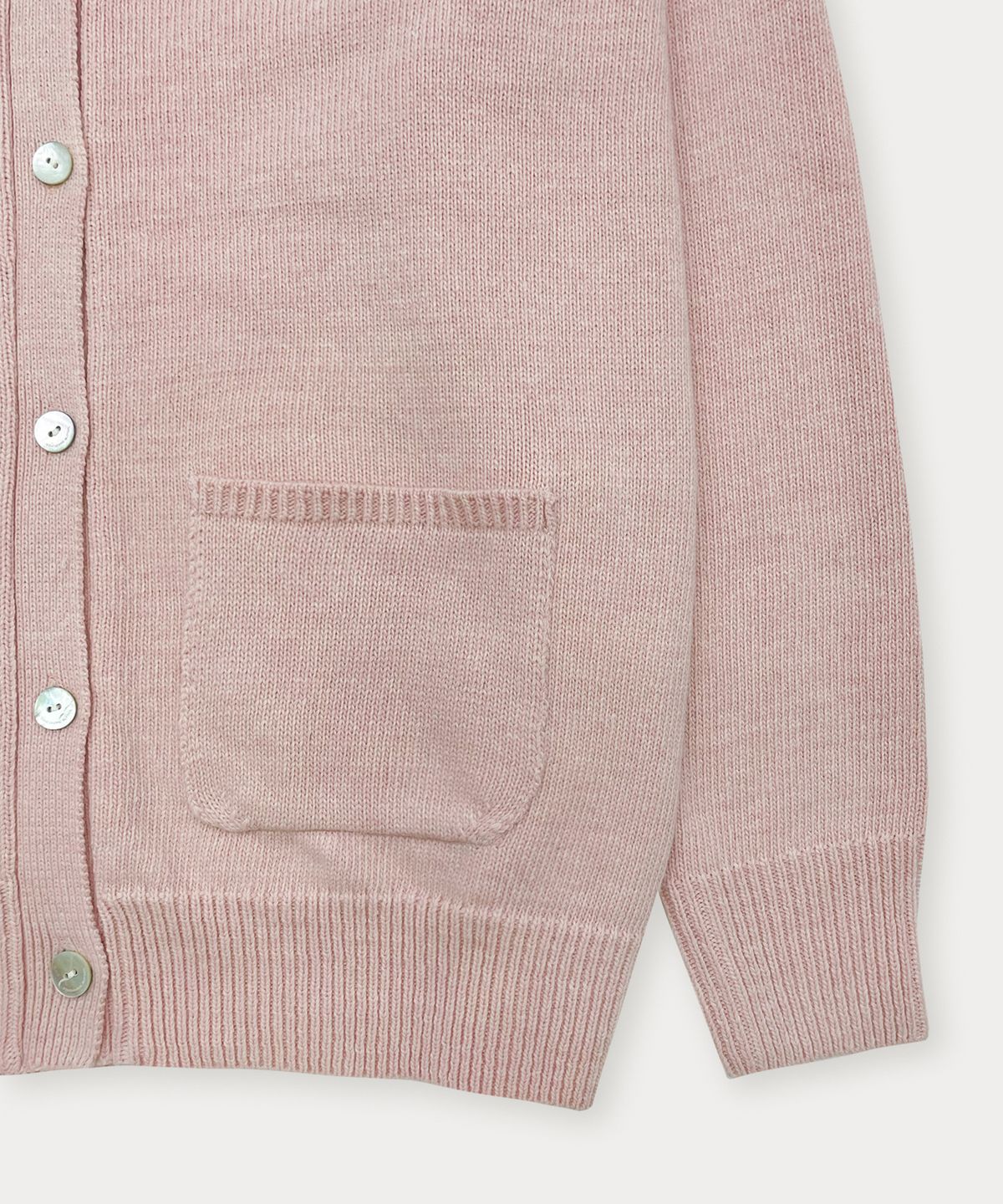 썸웨어버터(SOMEWHEREBUTTER) Camilla V-Neck Cardigan - Pink