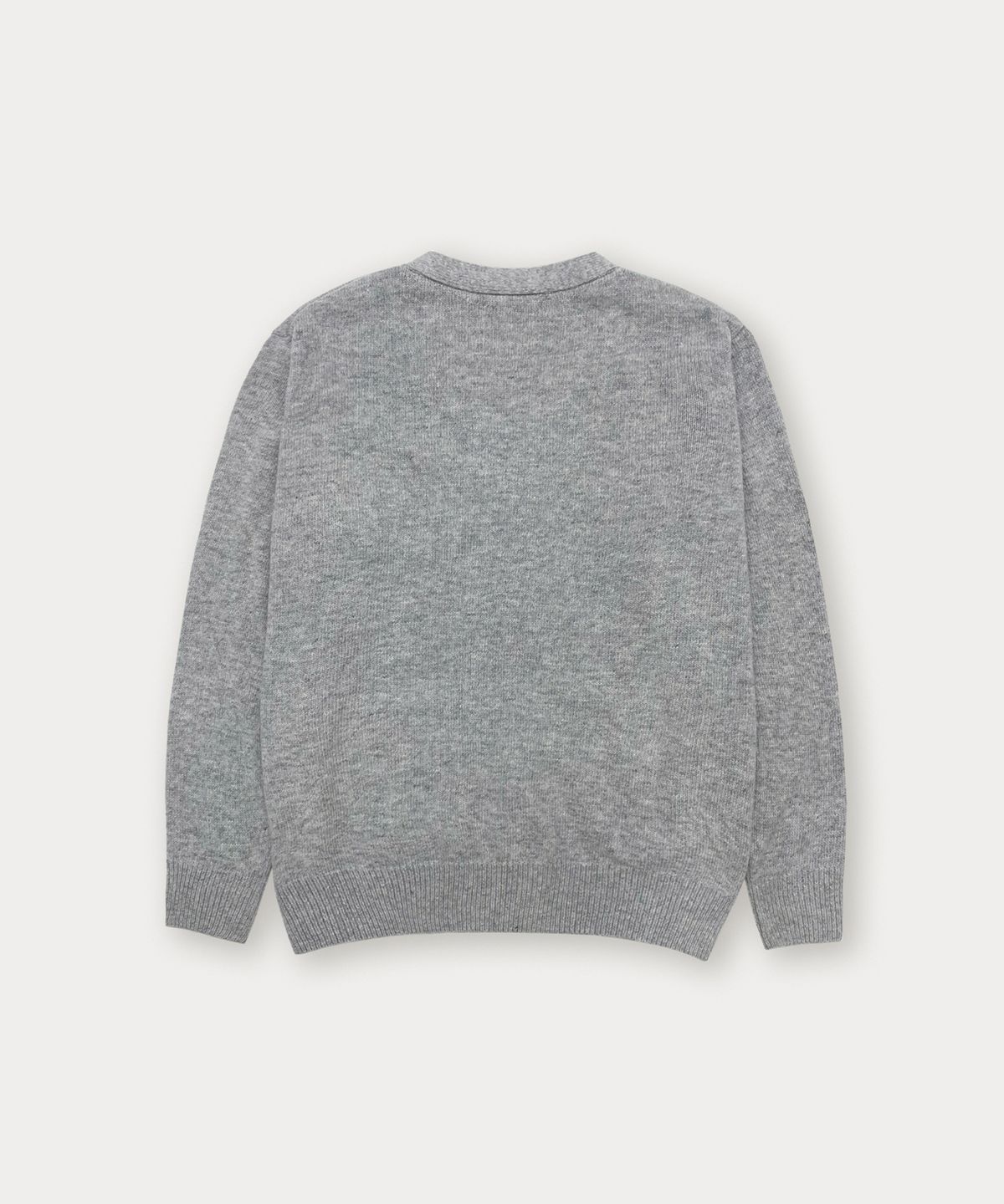 썸웨어버터(SOMEWHEREBUTTER) Camilla V-Neck Cardigan - Grey