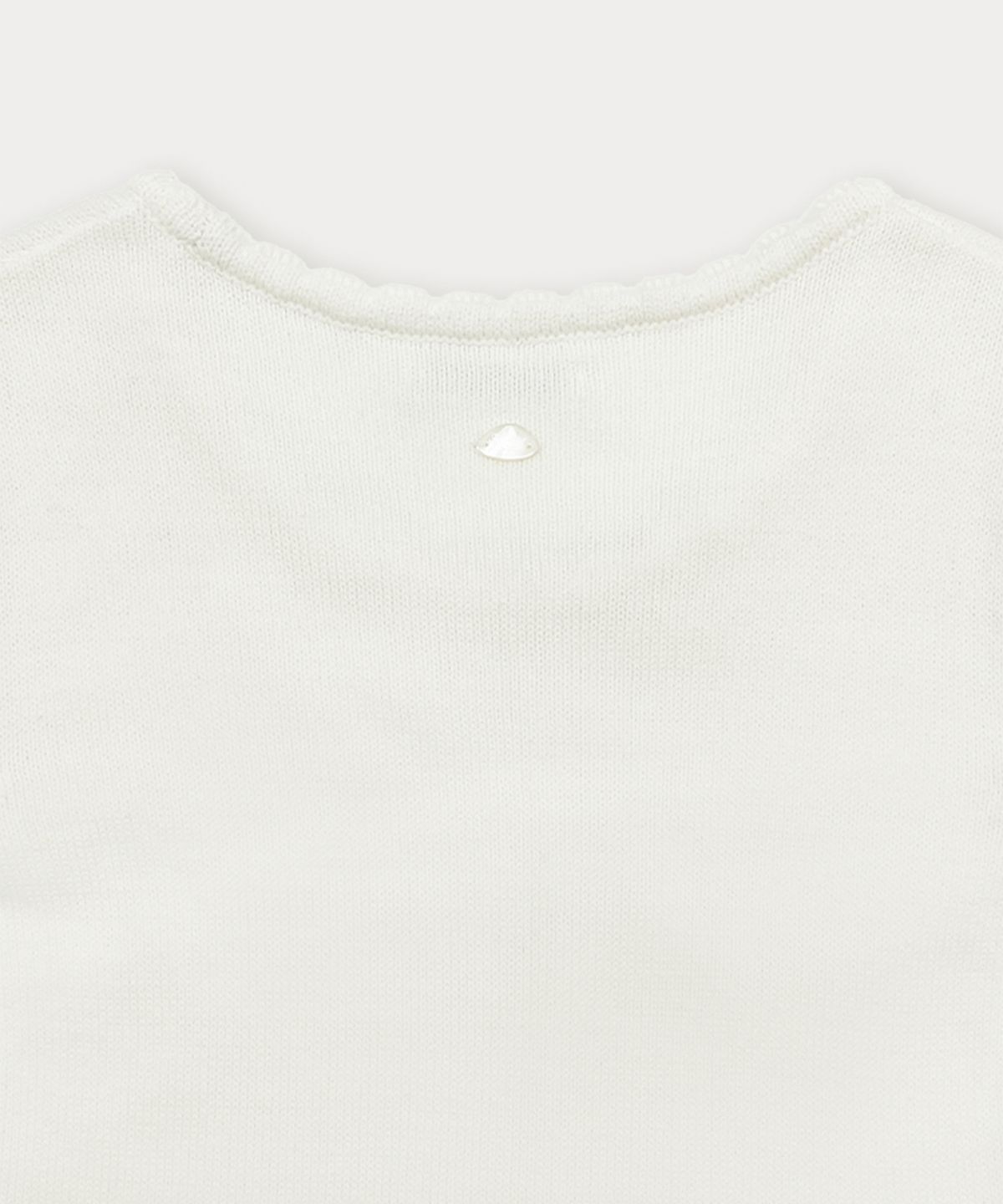썸웨어버터(SOMEWHEREBUTTER) Cotton Ribbon Knit Dress - Ivory