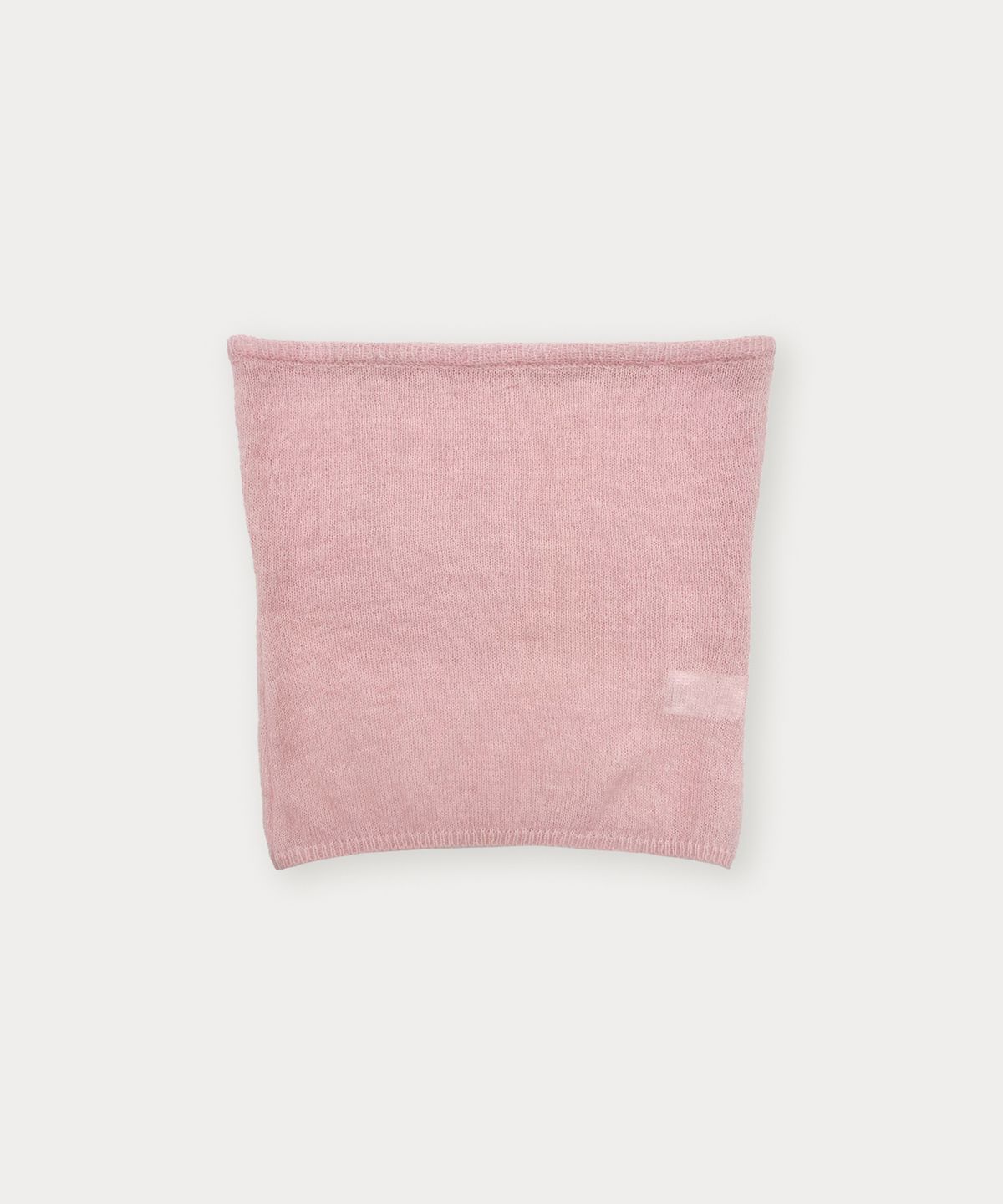 썸웨어버터(SOMEWHEREBUTTER) See-Through Knit Bustier Top - Pink