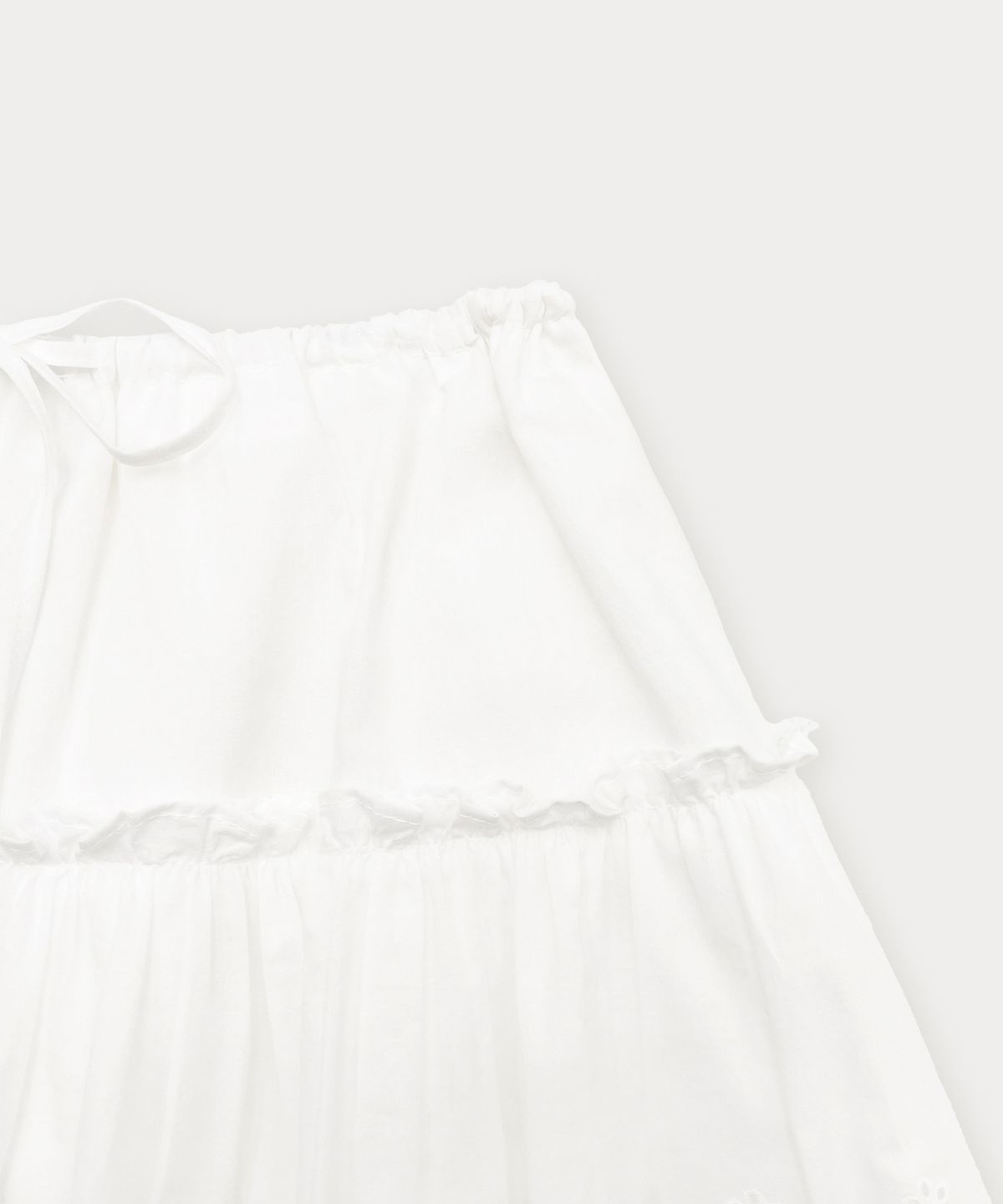 썸웨어버터(SOMEWHEREBUTTER) Charlotte Lace Mini Skirt - Ivory