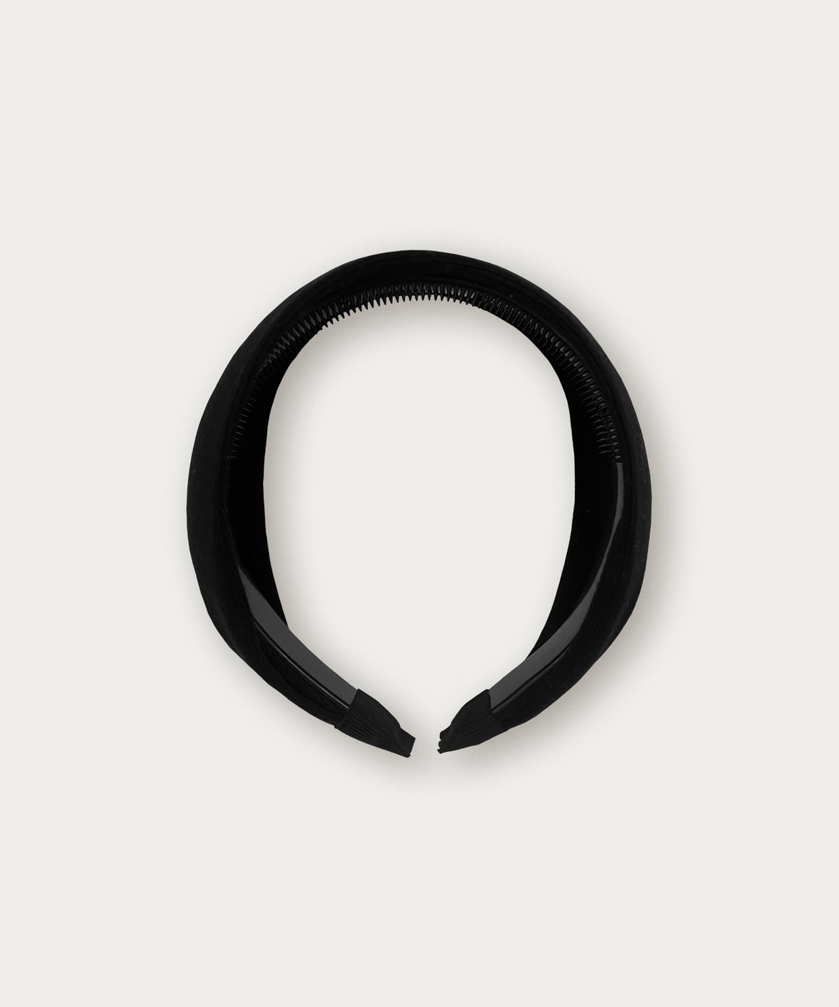 썸웨어버터(SOMEWHEREBUTTER) Logo Cotton Hairband - Black
