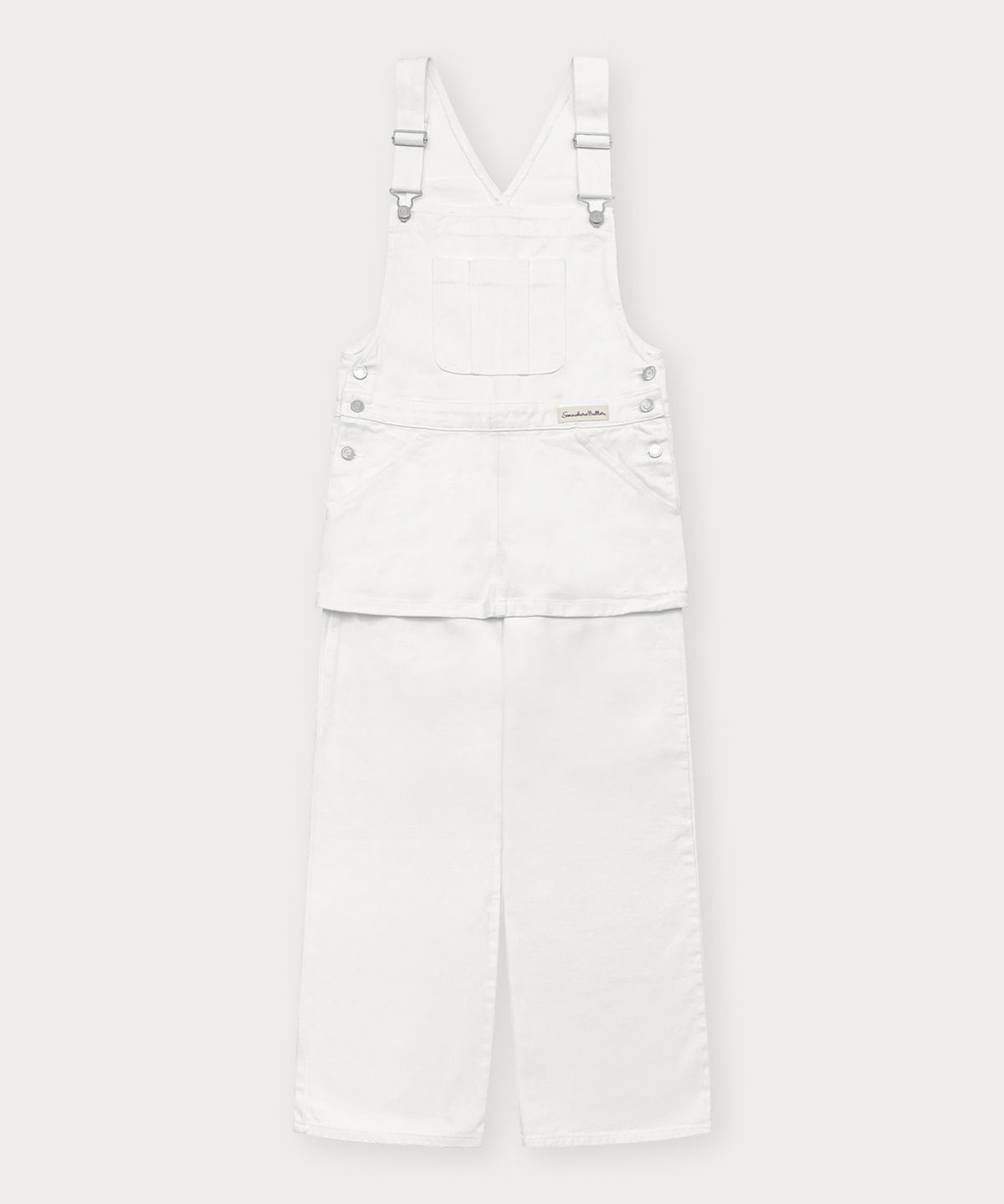썸웨어버터(SOMEWHEREBUTTER) Combi Cotton Overall - Ivory