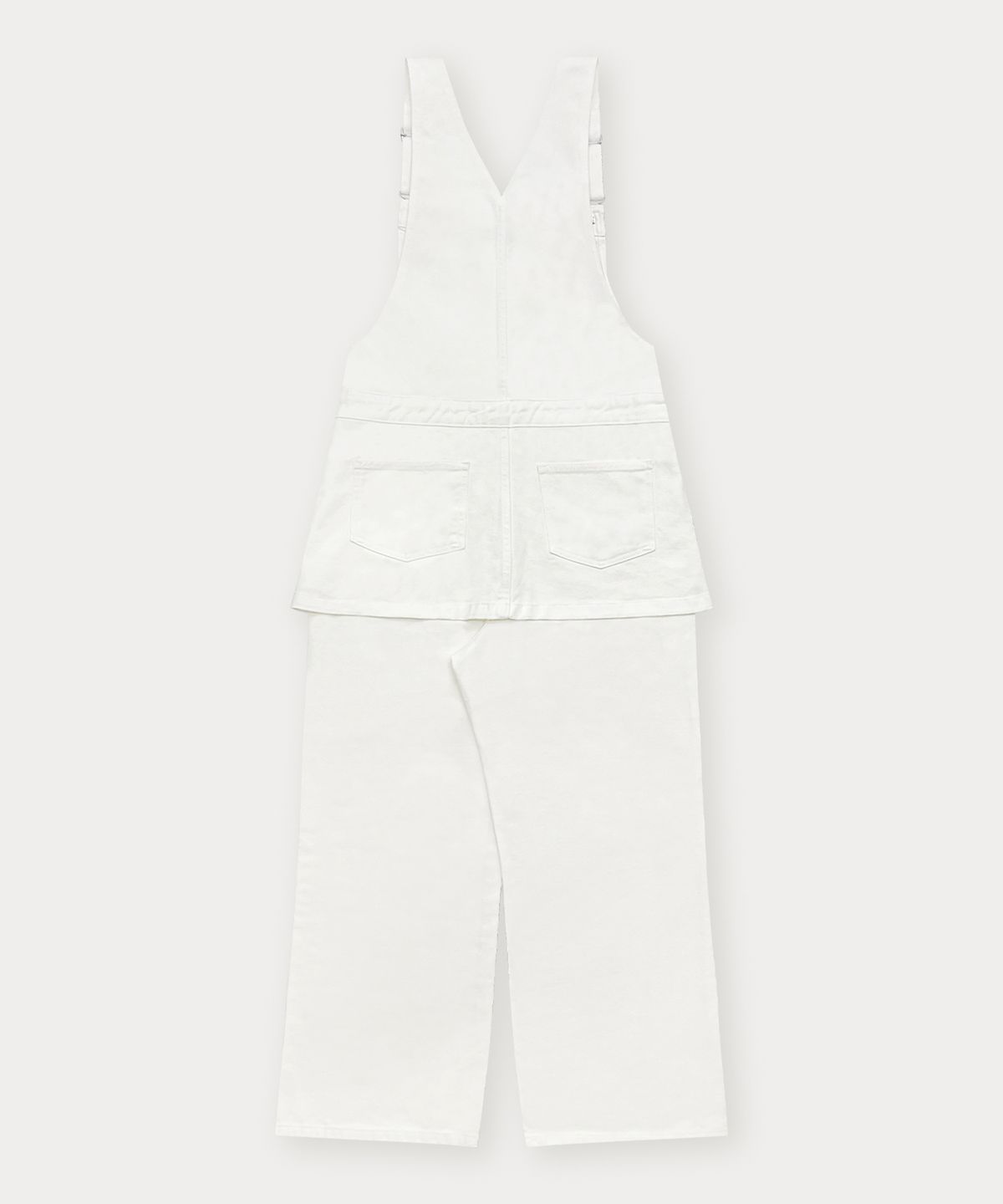 썸웨어버터(SOMEWHEREBUTTER) Combi Cotton Overall - Ivory