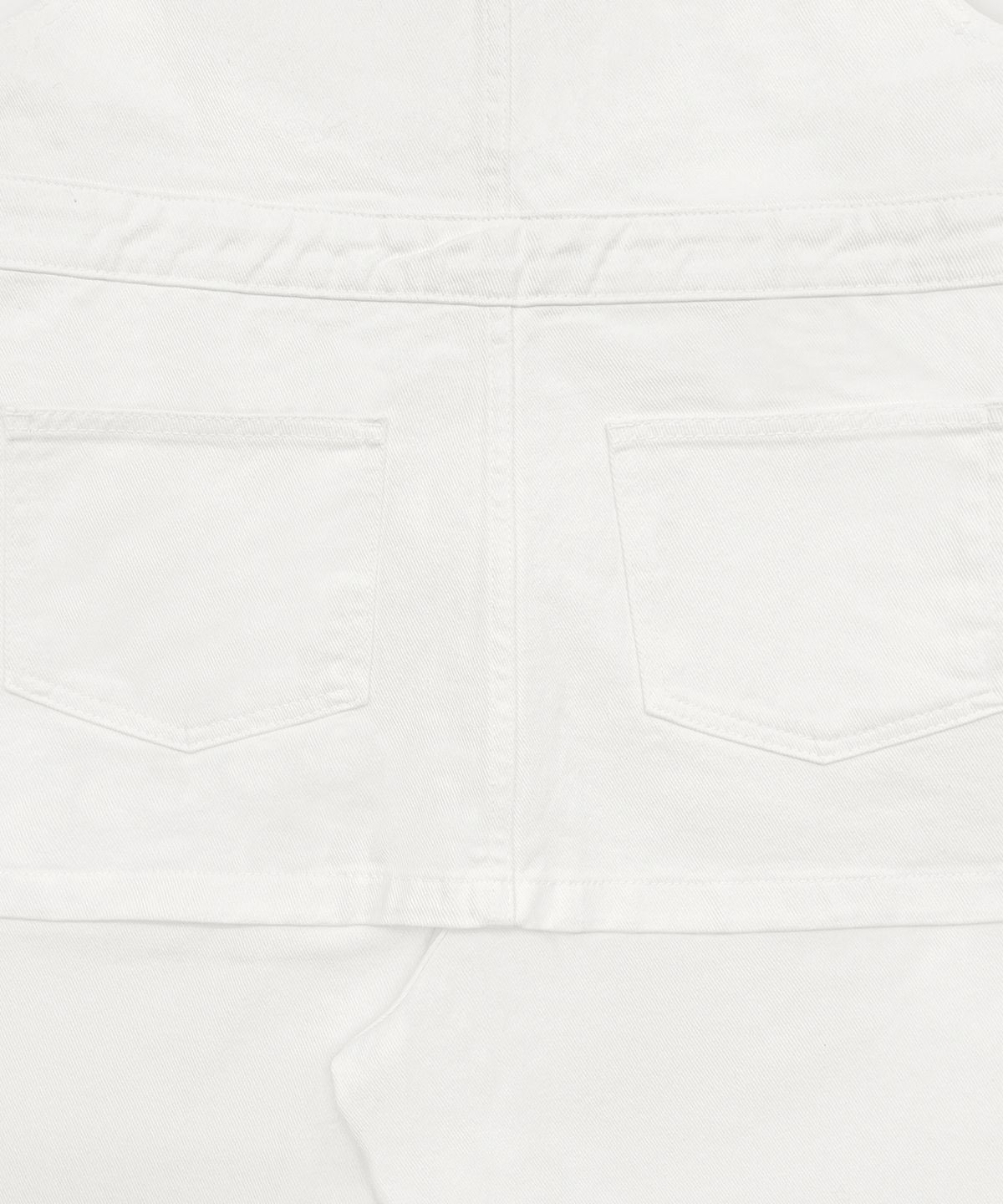 썸웨어버터(SOMEWHEREBUTTER) Combi Cotton Overall - Ivory