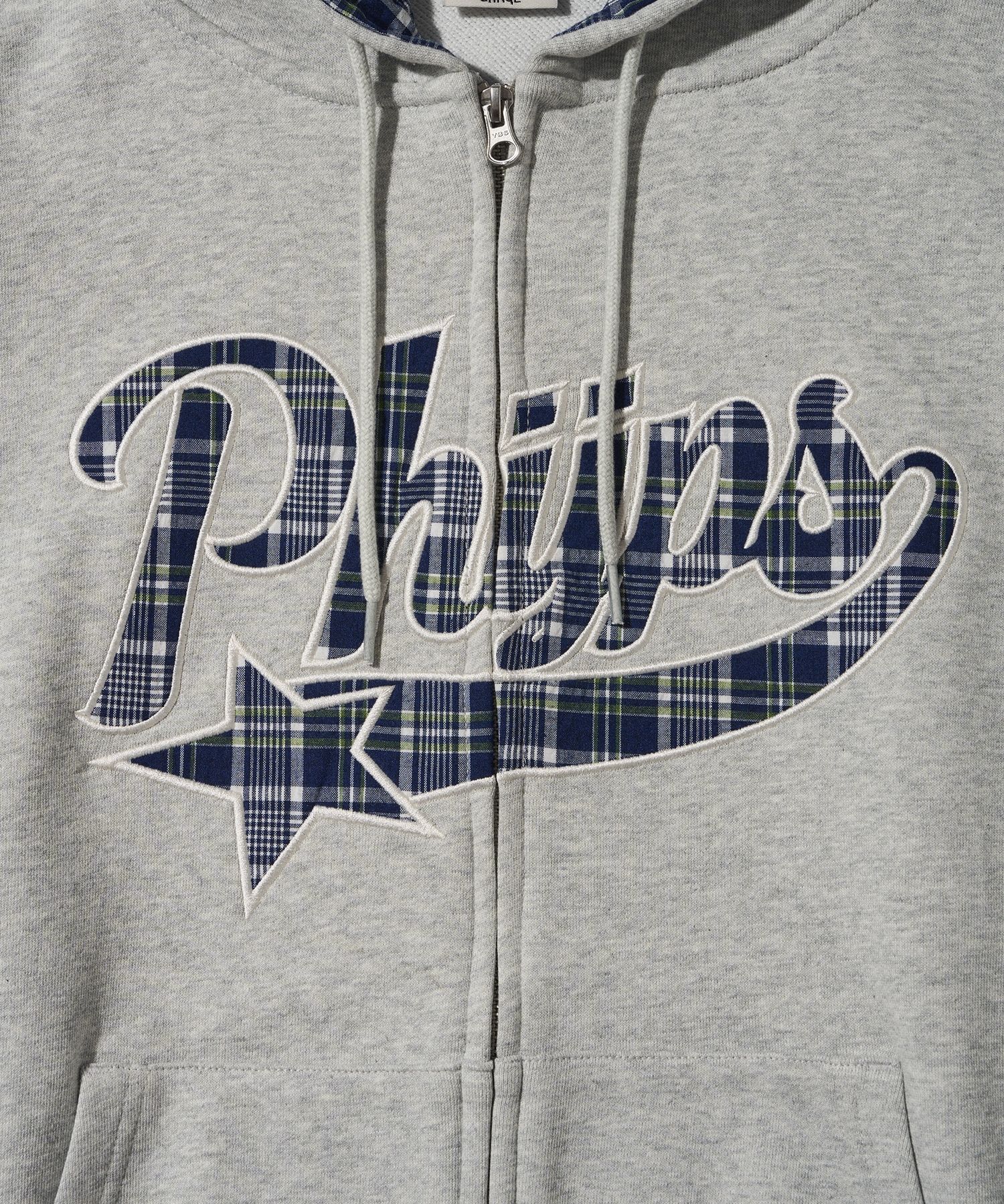PHYPS ■ Check Star Tail Elbow Patch Hoodie MUSINSA | PHYPS Check Star Tail Elbow Patch Hoodie_Black