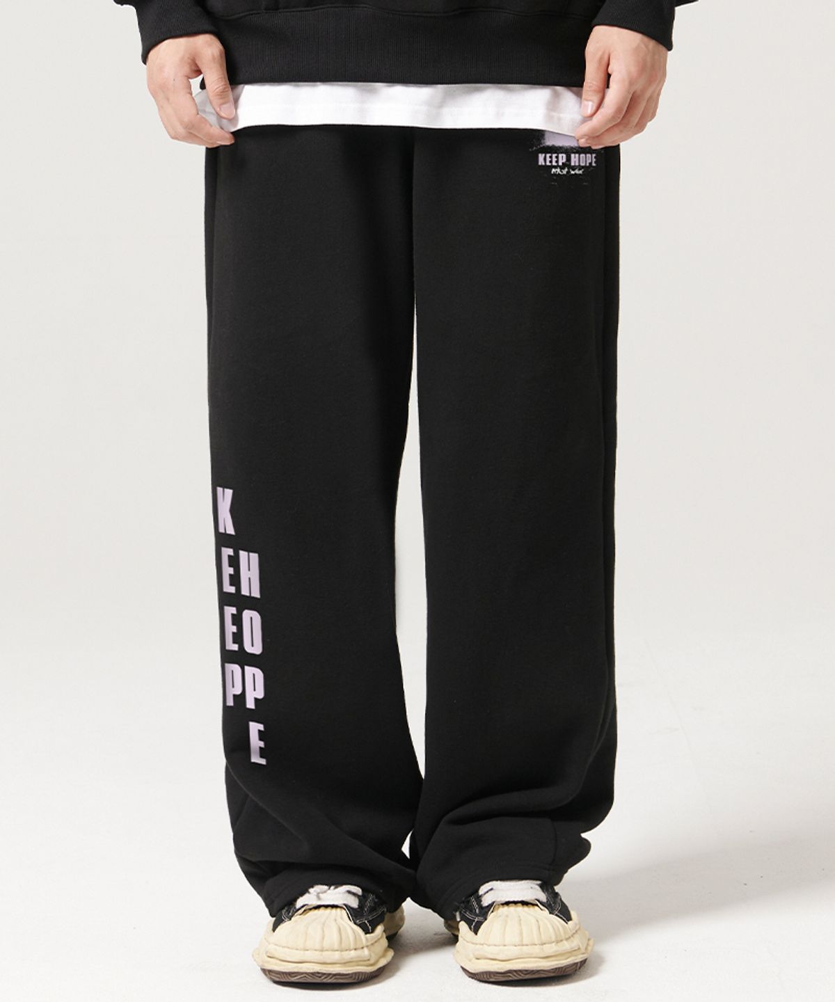 아티스트웨어(ARTISTWEAR) [ATW] 킵홉 와이드 밴딩팬츠
