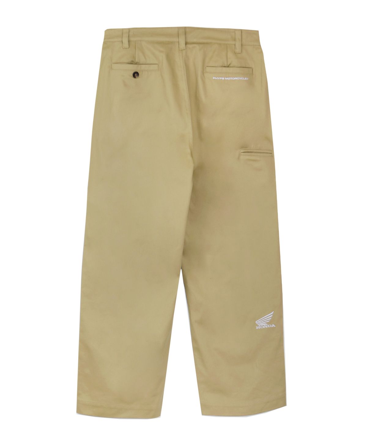 핍스 모터사이클(PHYPS MOTORCYCLE) Coin Pocket Wing Logo Twill Chino Pants_Beige