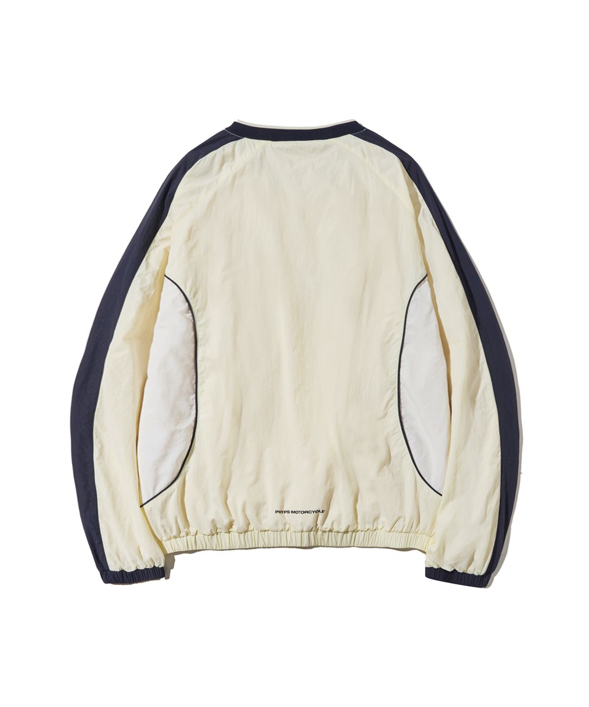 핍스 모터사이클(PHYPS MOTORCYCLE) Honda Sporty Line Track nylon Long sleeve_Ivory