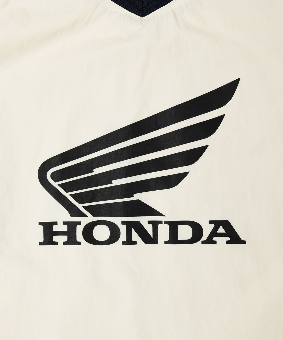 핍스 모터사이클(PHYPS MOTORCYCLE) Honda Sporty Line Track nylon Long sleeve_Ivory