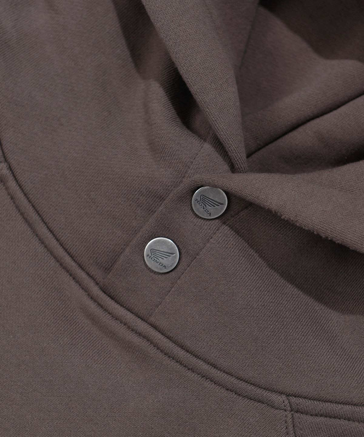 핍스 모터사이클(PHYPS MOTORCYCLE) Honda Damage Washing Hoodie_Charcoal