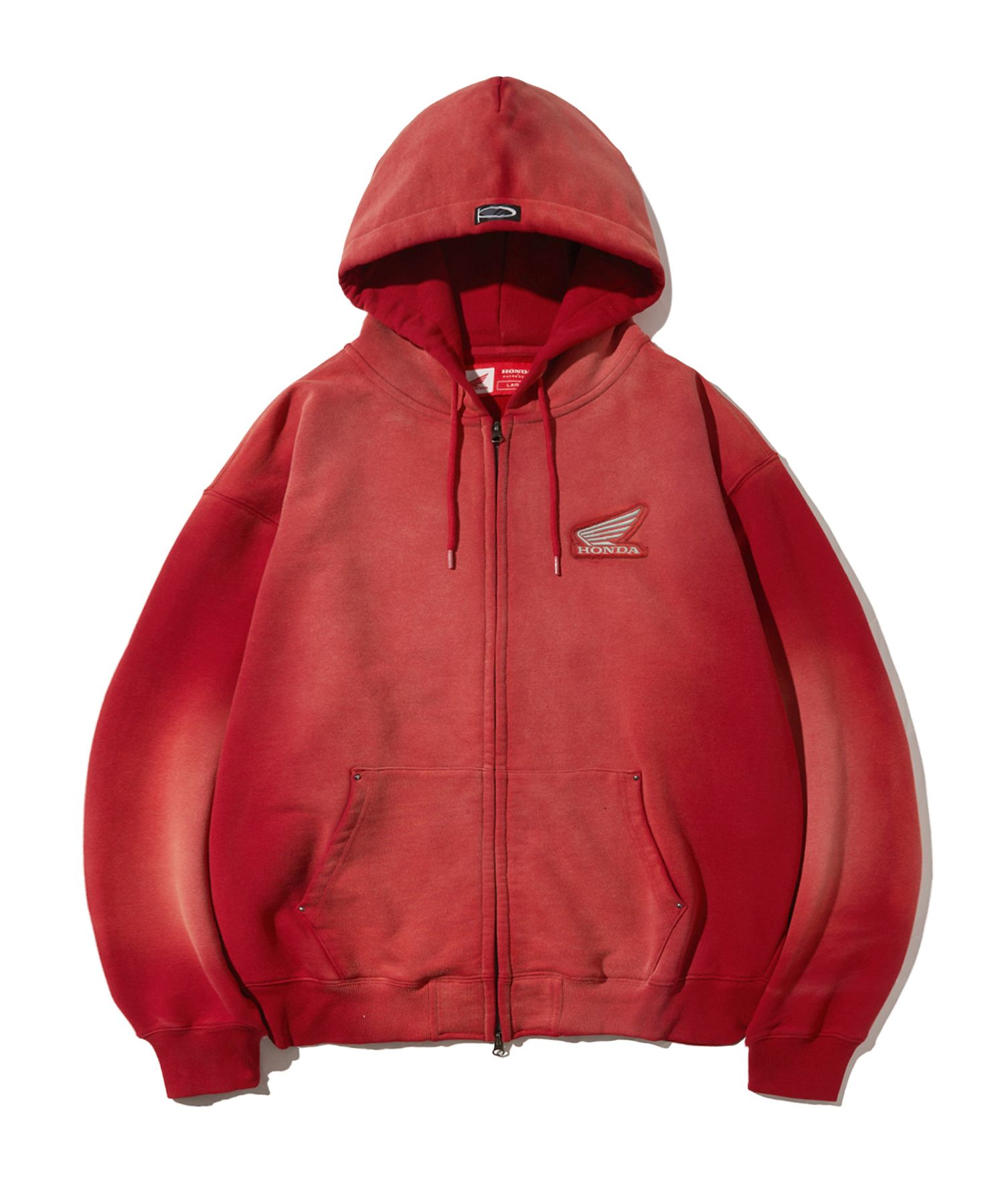 MUSINSA | Honda Motorcycle Honda Stud Wing Washing Hoodie